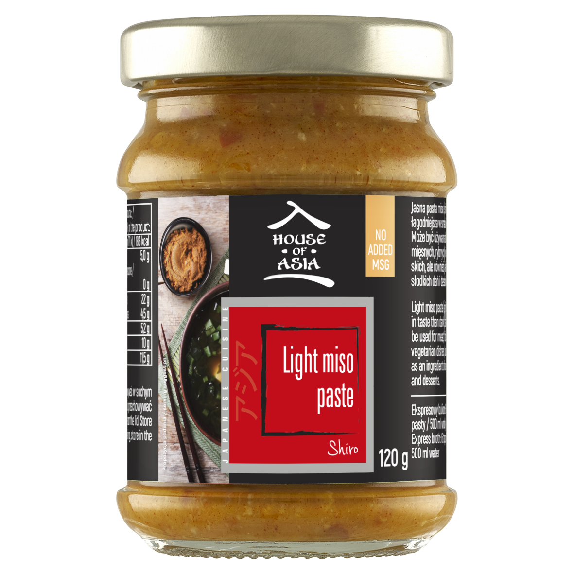 House of Asia Miso paste light shiro 120g