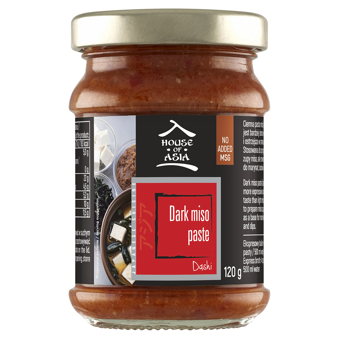 House of Asia Miso paste dark dashi 120g