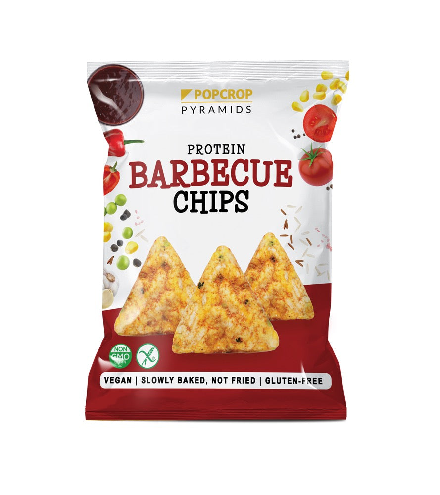 Popcrop pyramids rapeat proteiini kasvis-sipsit 60g grillimaustettu