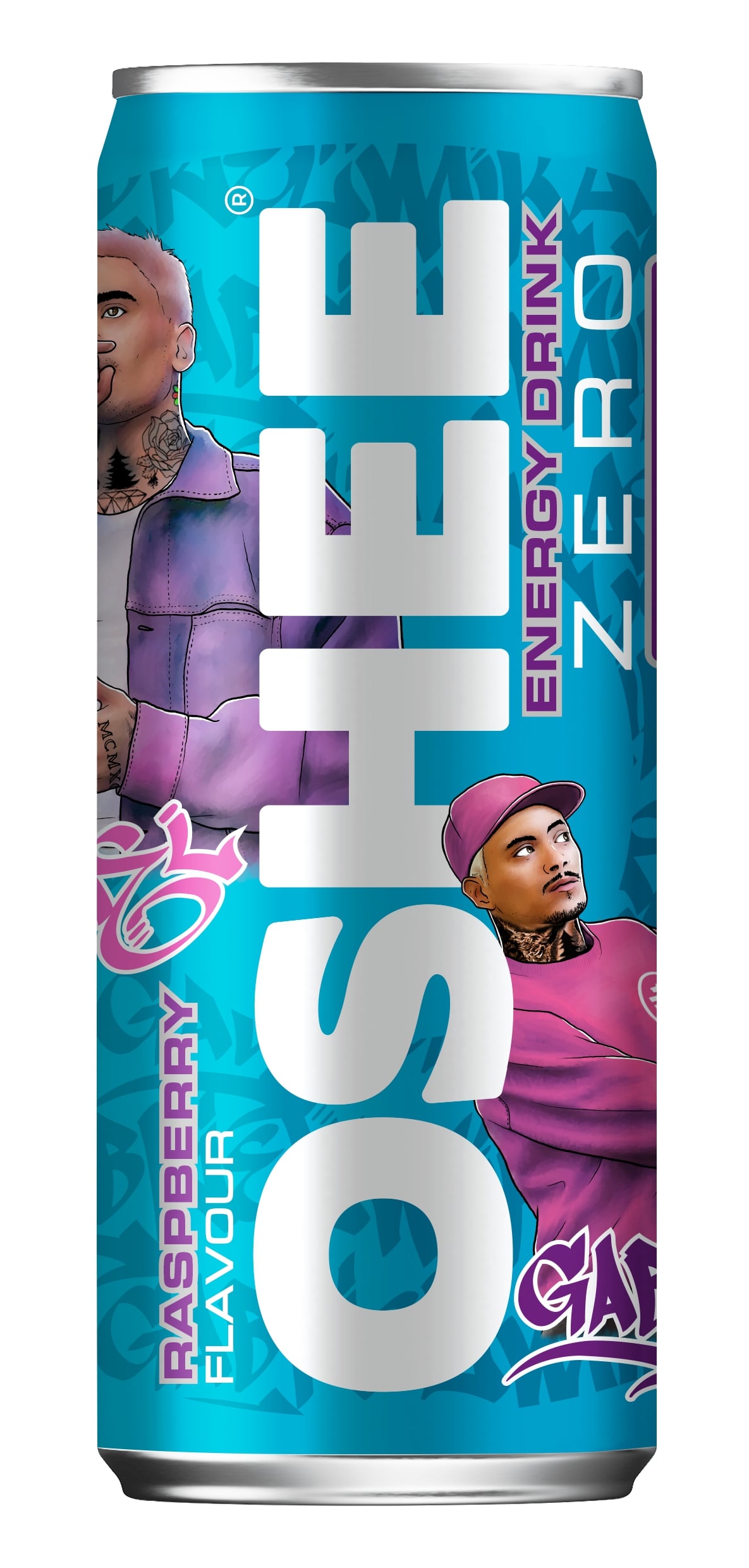 OSHEE Energy drink Raspberry Zero 330ml