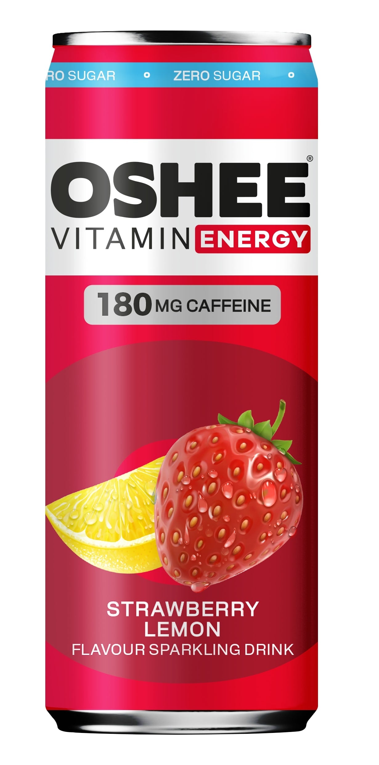 OSHEE Energy drink Strawberry & Lemon Zero 330ml
