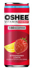 OSHEE Energy drink Strawberry & Lemon Zero 330ml