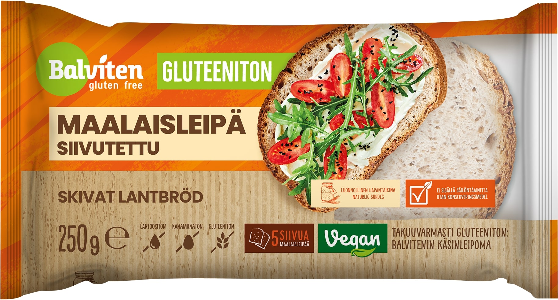 Balviten gluteéniton maalaisleipä 250g