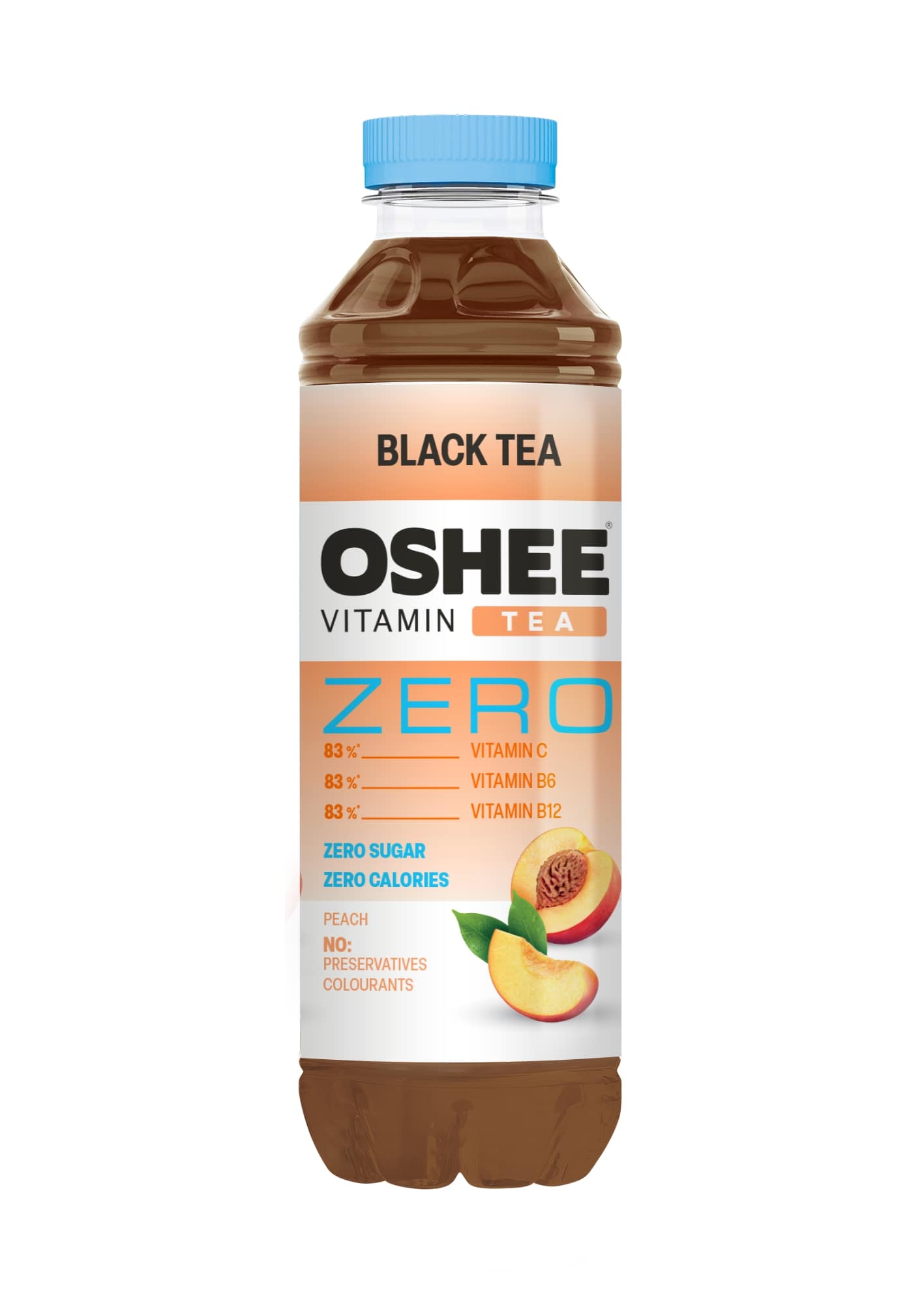 OSHEE Vitamiinitee 555ml Zero Persikka