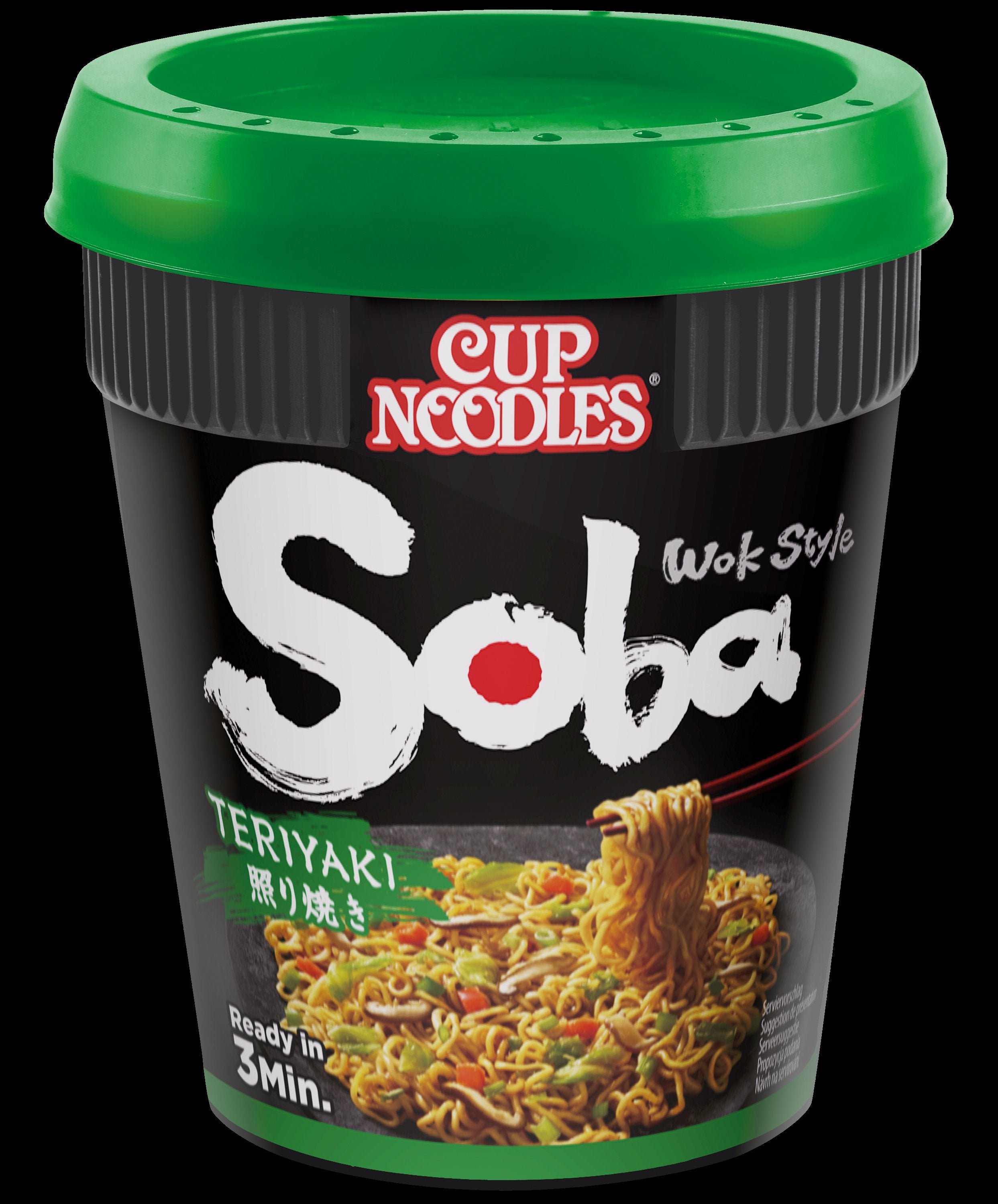 Nissin 90g Soba Cup Teriyaki nuudeli
