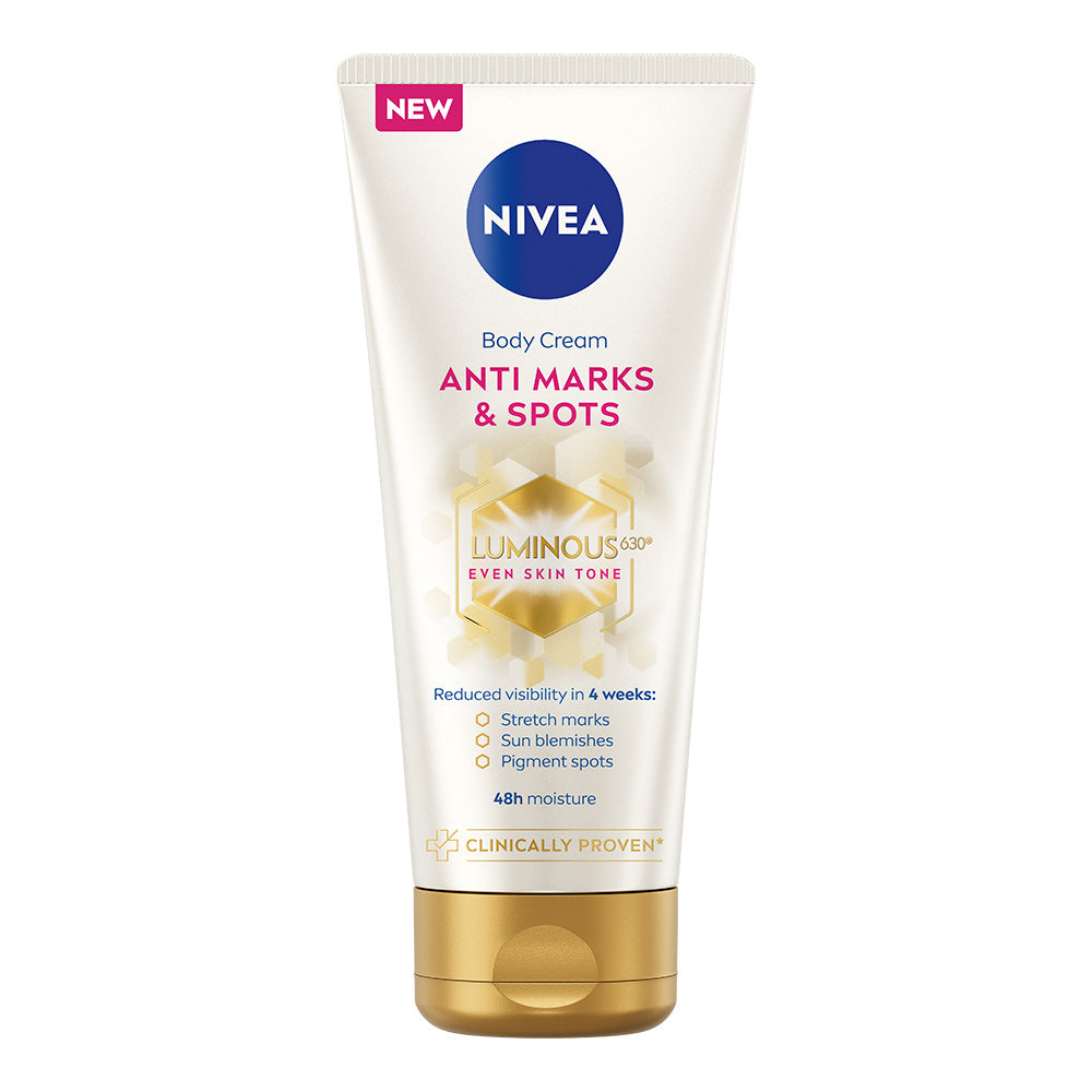 NIVEA 200ml Luminous630 Anti Marks & Spots Body Cream -vartalovoide