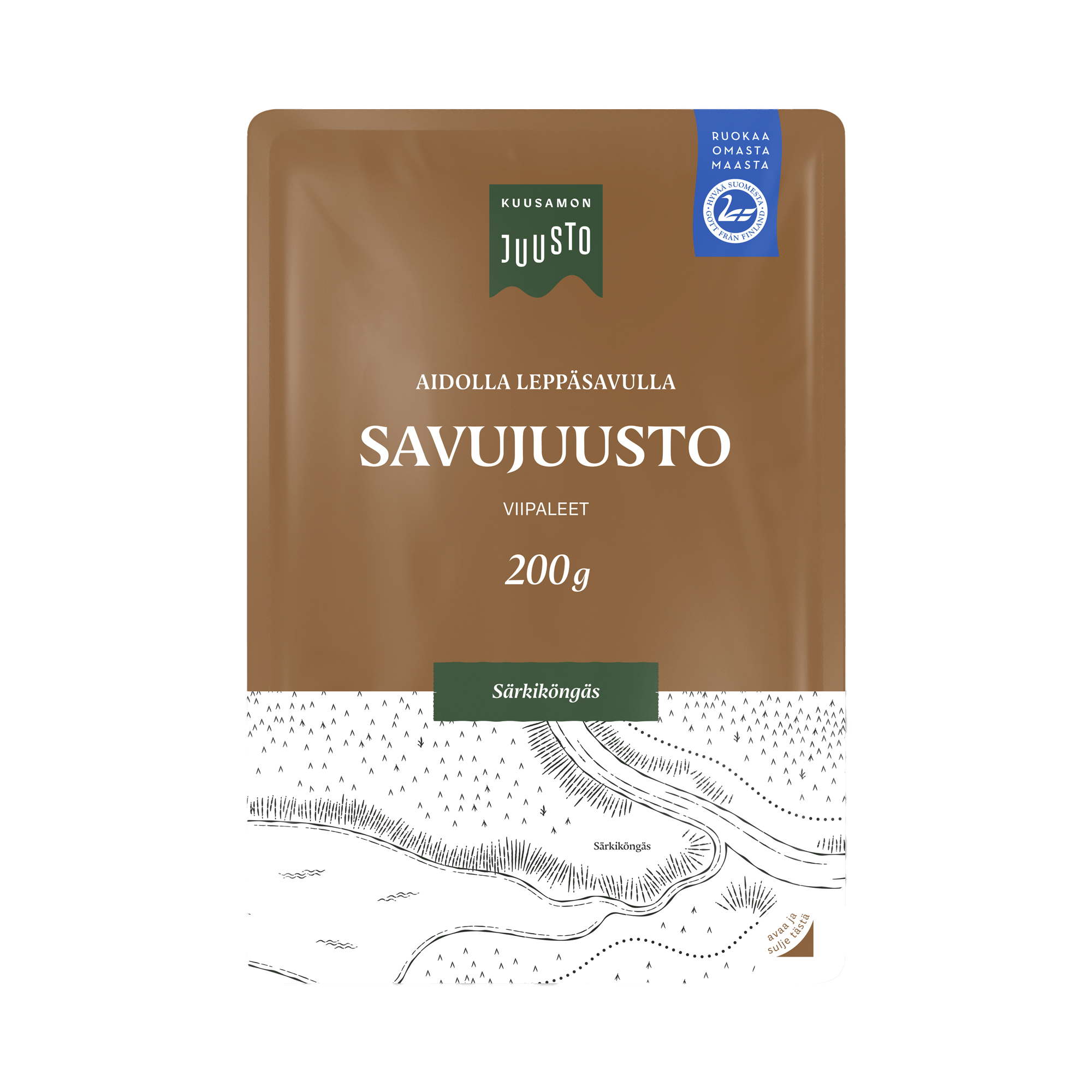 Kuusamon Juusto Savujuustoviipale 200 g