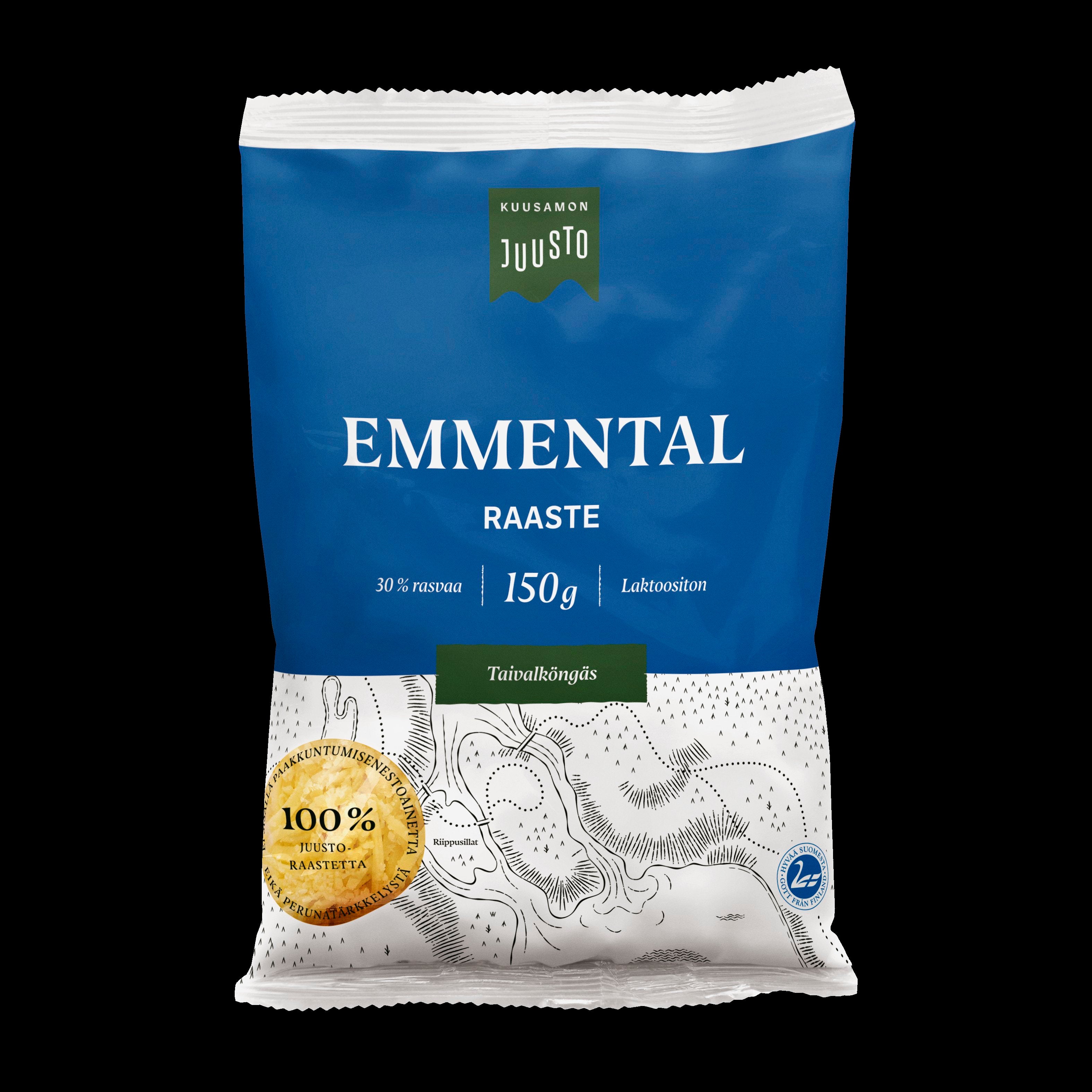 Kuusamon Juusto Emmentalraaste 150g