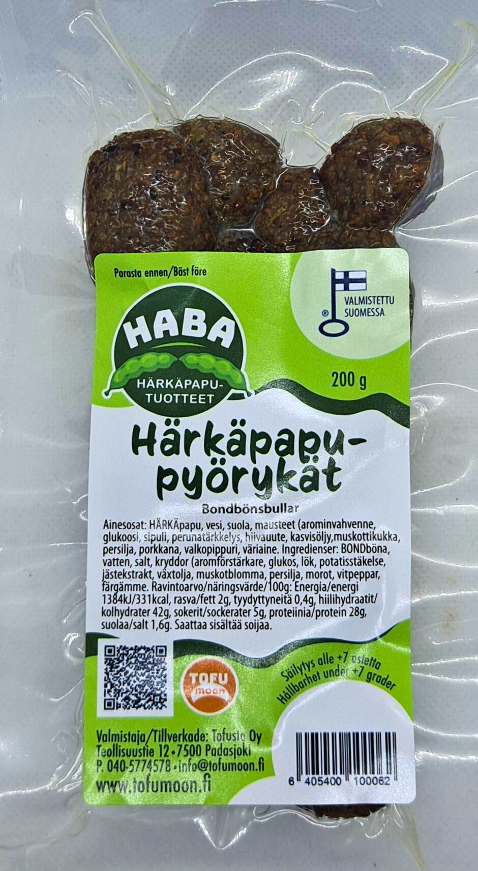 Tofumoon Haba härkäpapu pyörykkä 200g