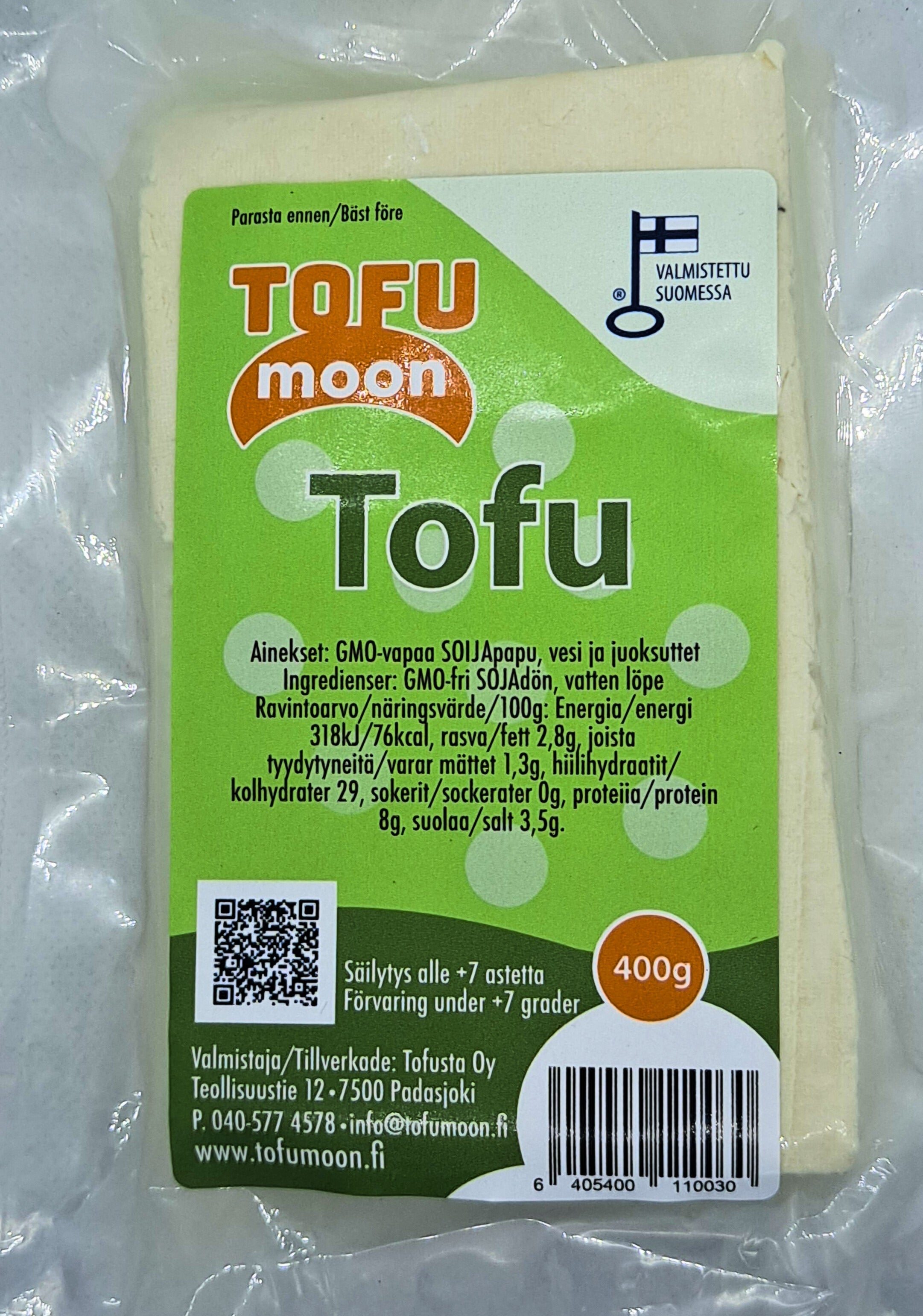 Tofumoon perustofu 400 g
