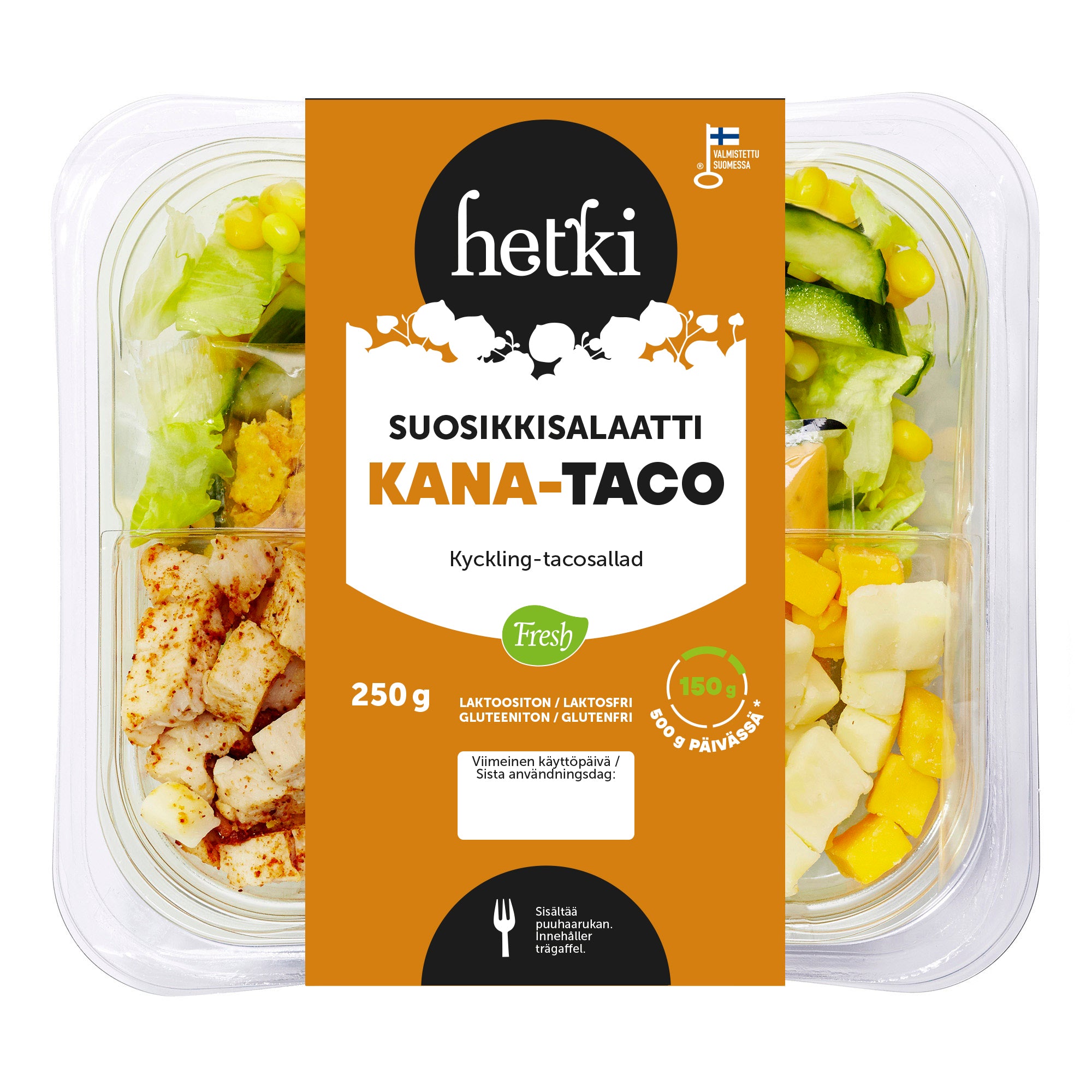 Fresh Hetki Suosikkisalaatti Kana-Taco 250g