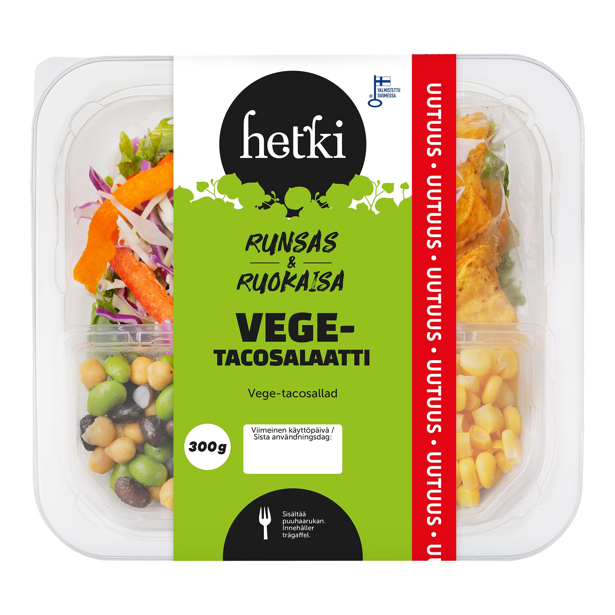 Fresh Hetki Ruokaisa Vege-tacosalaatti 300 g
