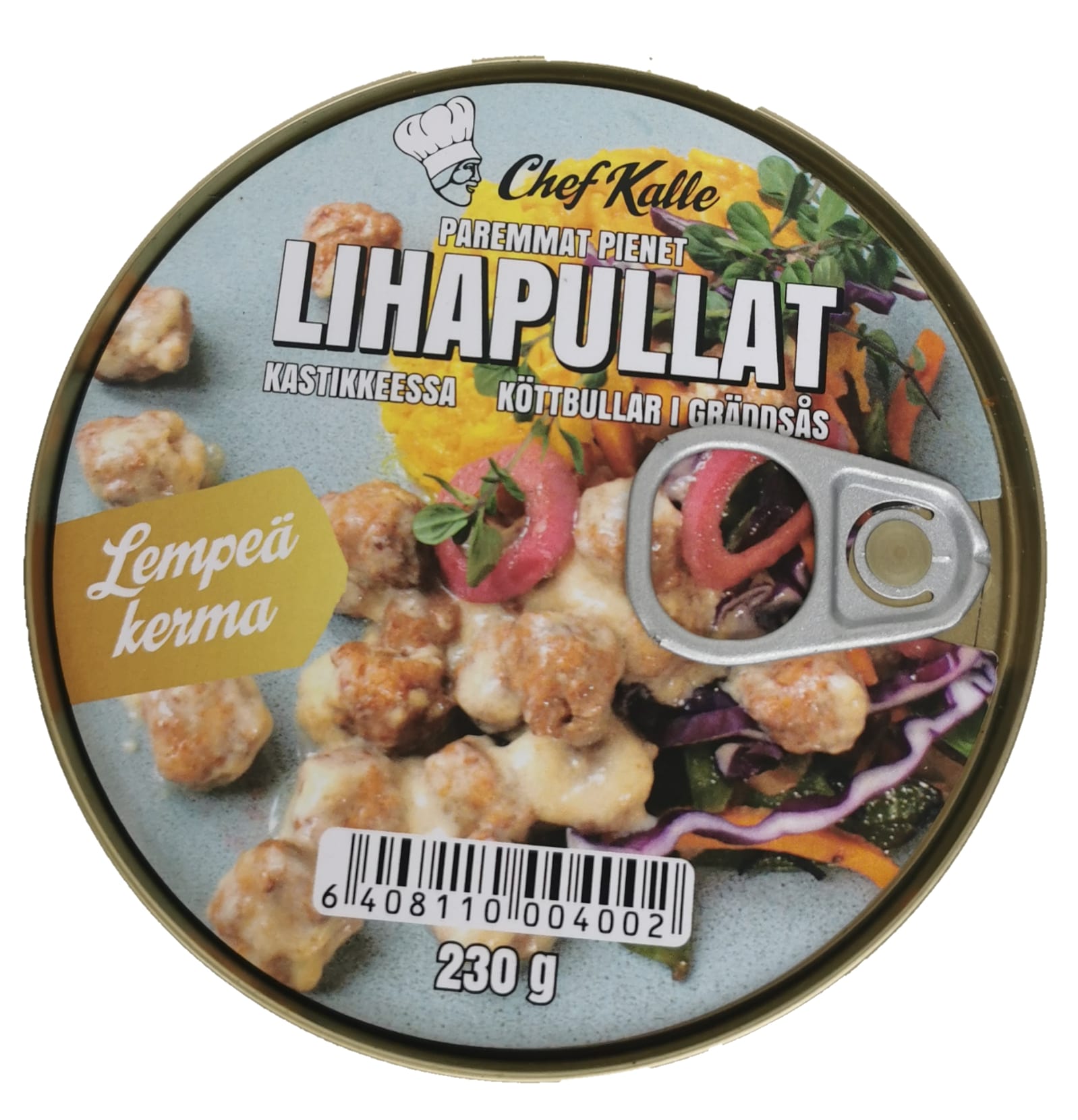 Chef Kalle Paremmat pienet lihapullat kastikkeessa - Lempeä kerma 230 g
