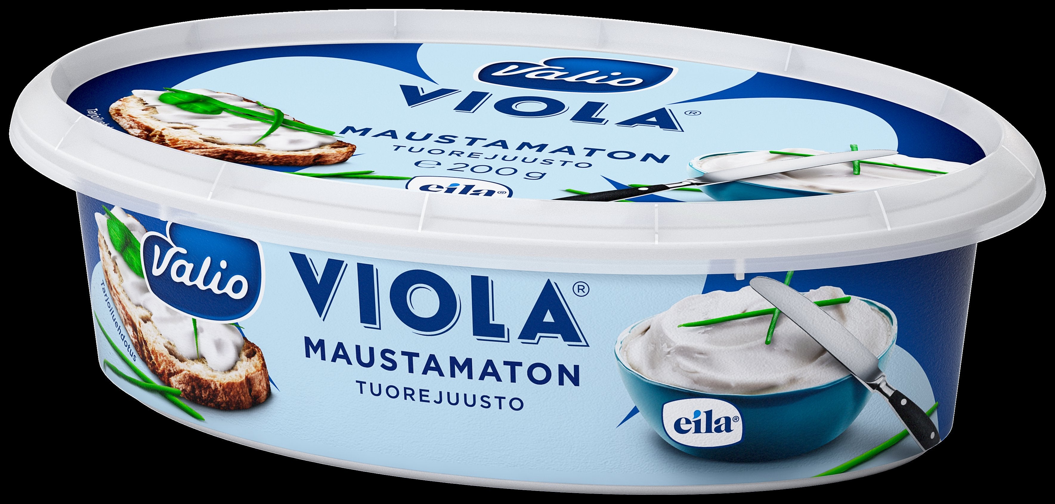 Valio Viola® e200 g maustamaton tuorejuusto laktoositon