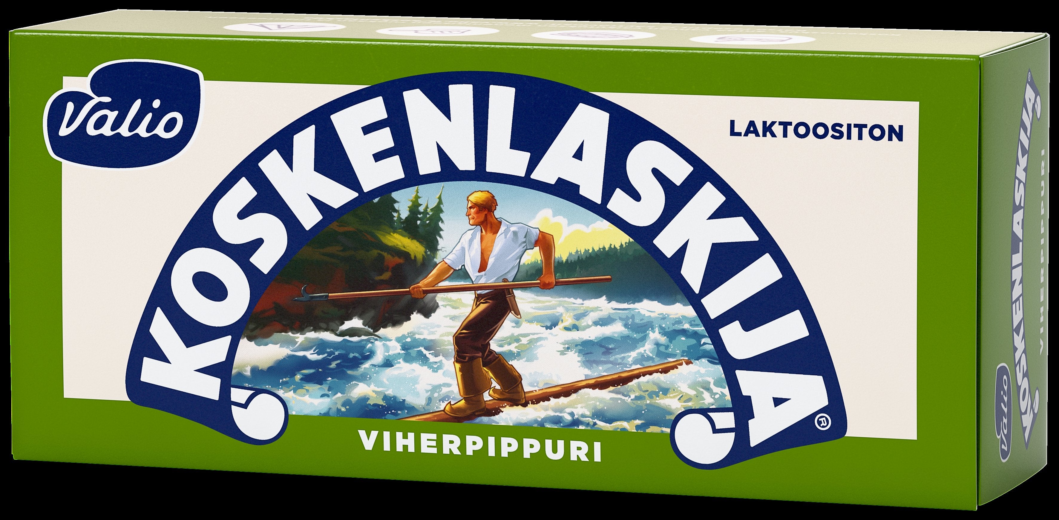 Valio Koskenlaskija® e250 g viherpippuri sulatejuusto laktoositon