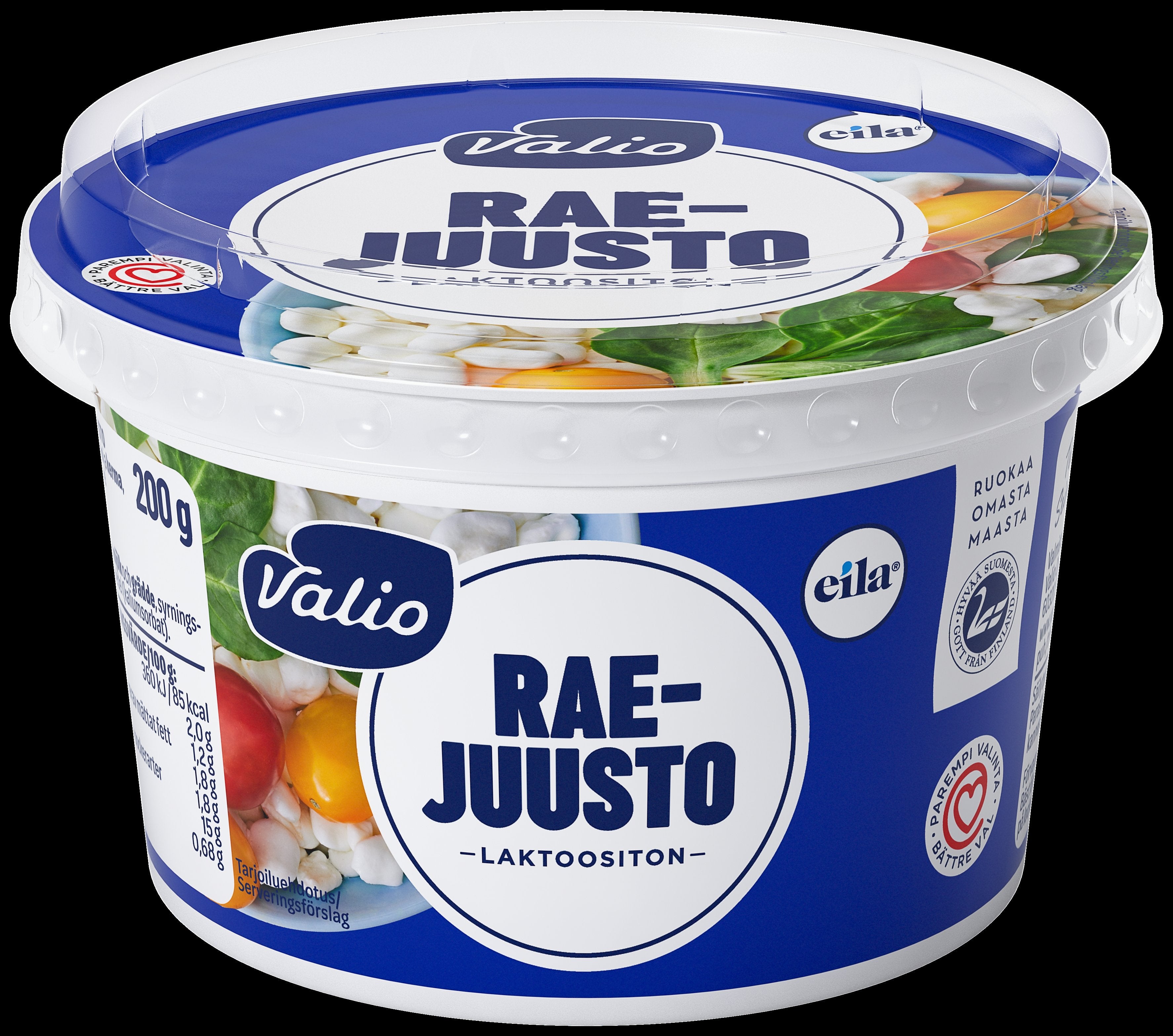 Valio raejuusto 200 g laktoositon
