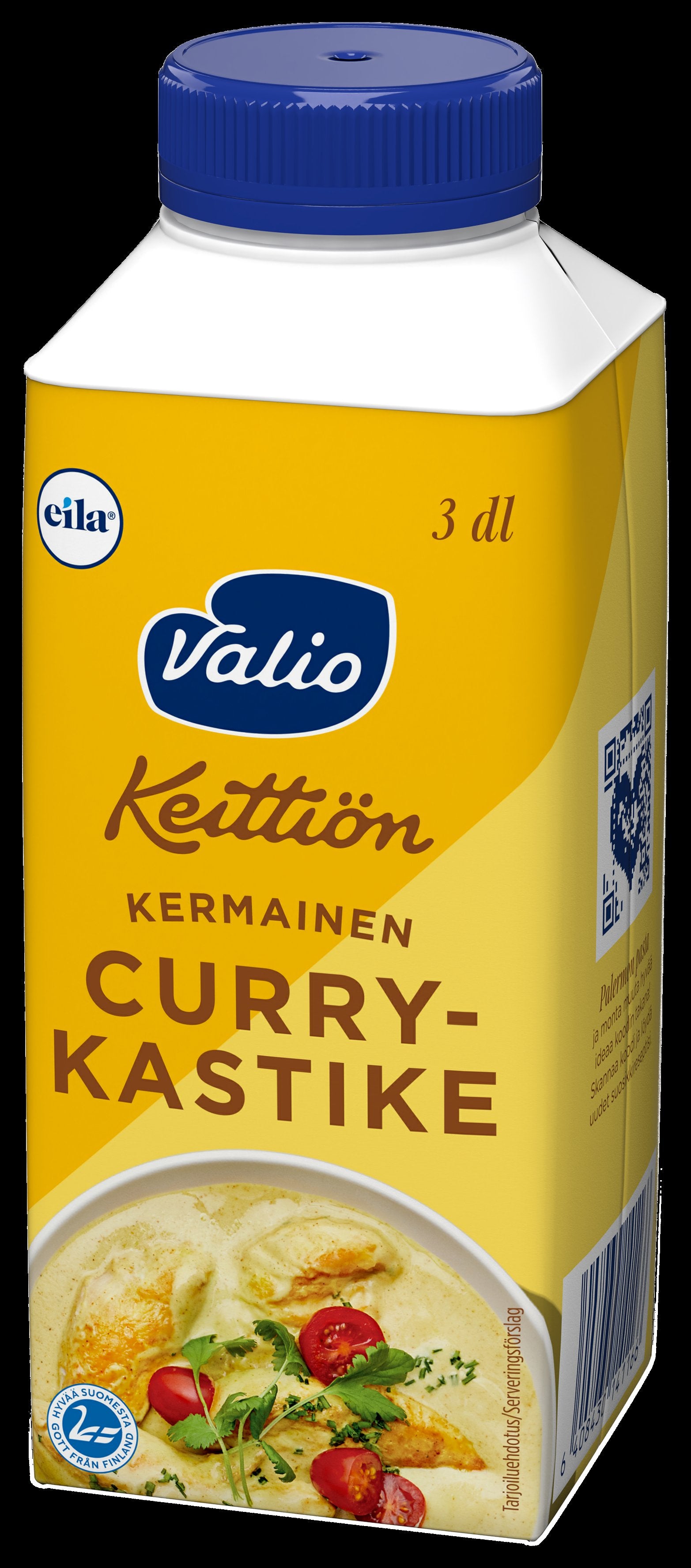 Valio Keittiön kermainen currykastike 3 dl laktoositon