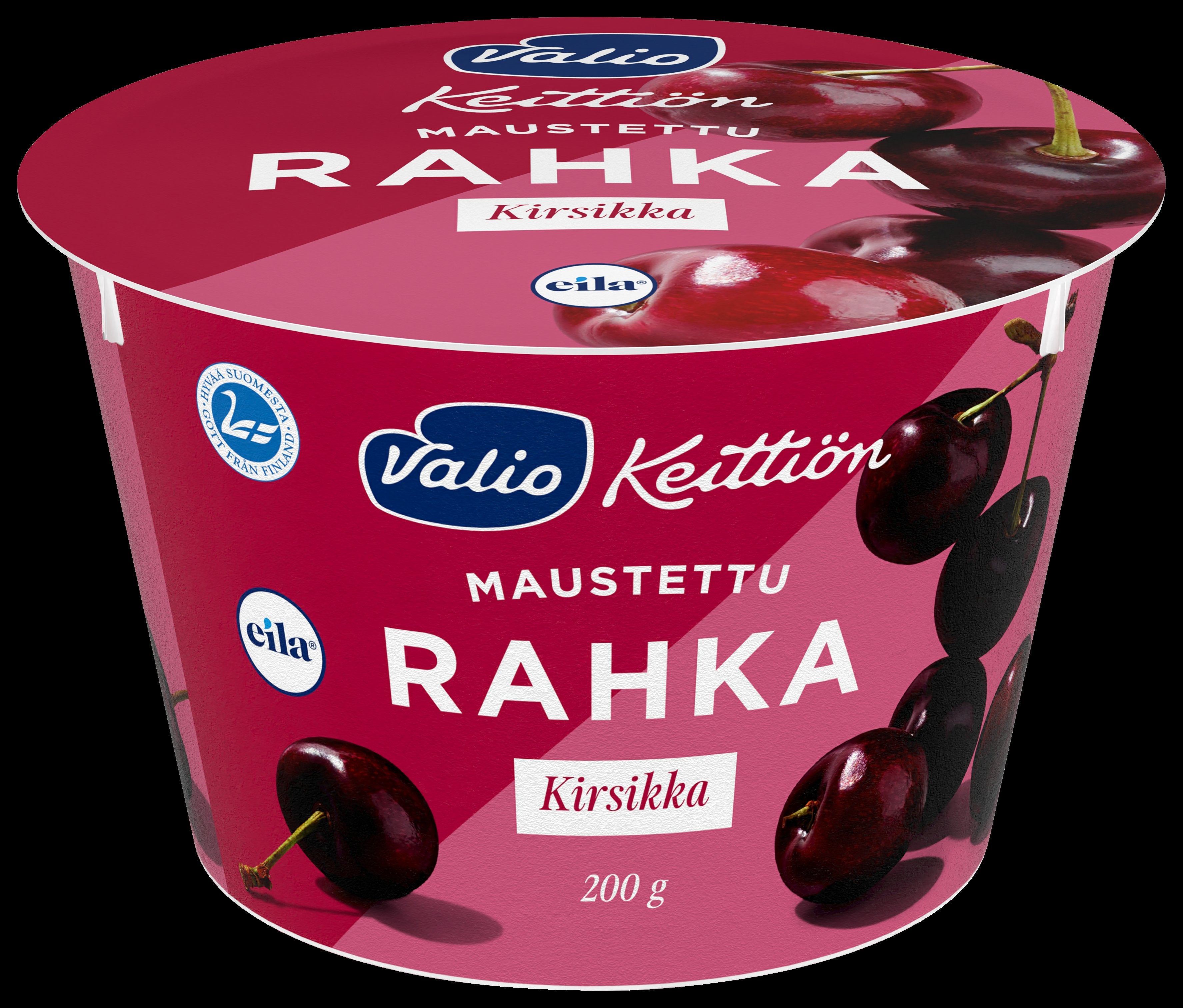 Valio Keittiön maustettu rahka 200 g kirsikka laktoositon