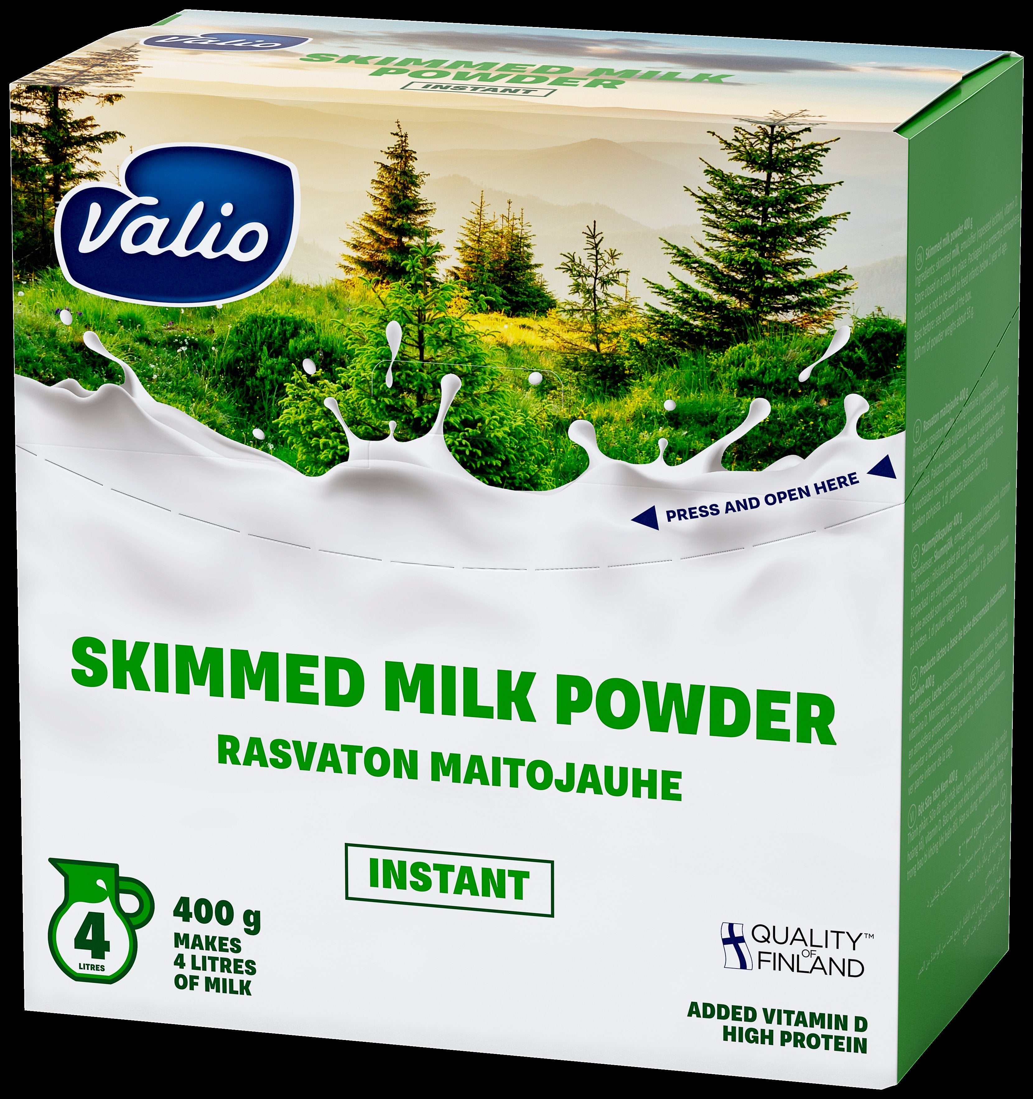 Valio rasvaton maitojauhe instantané 400 g