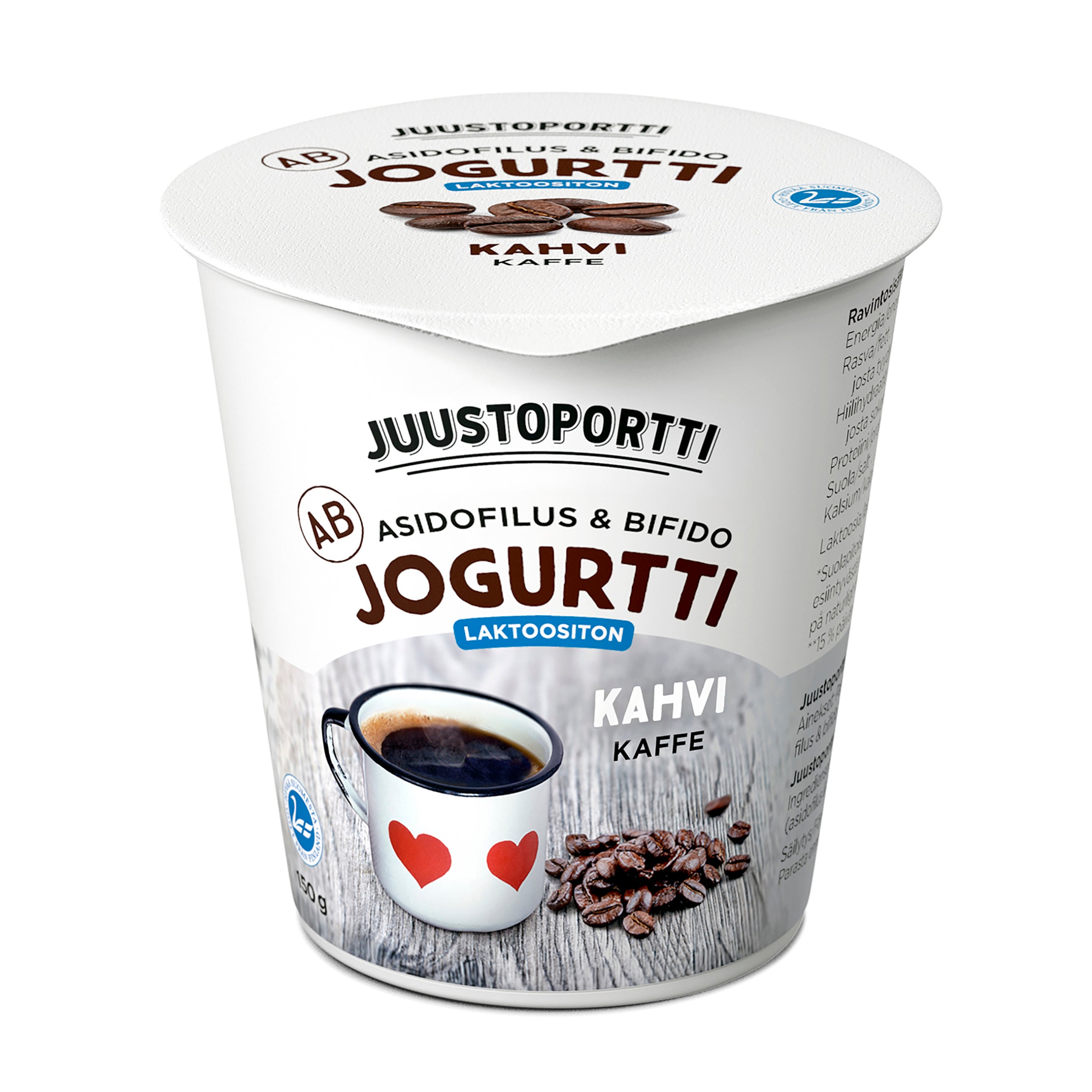 Juustoportti AB-jogurtti 150 g kahvi laktoositon