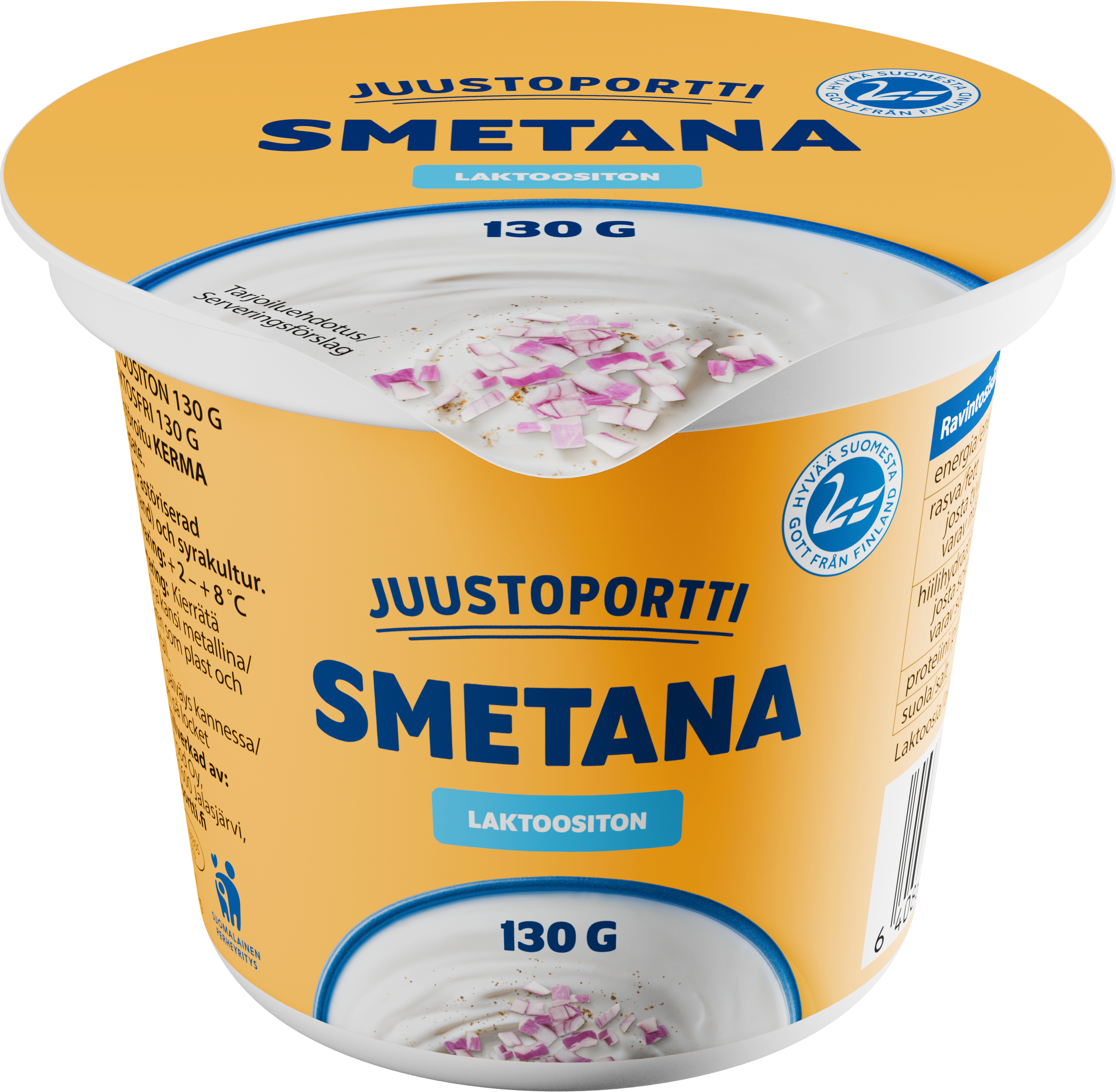 Juustoportti Smetana 130 g laktoositon