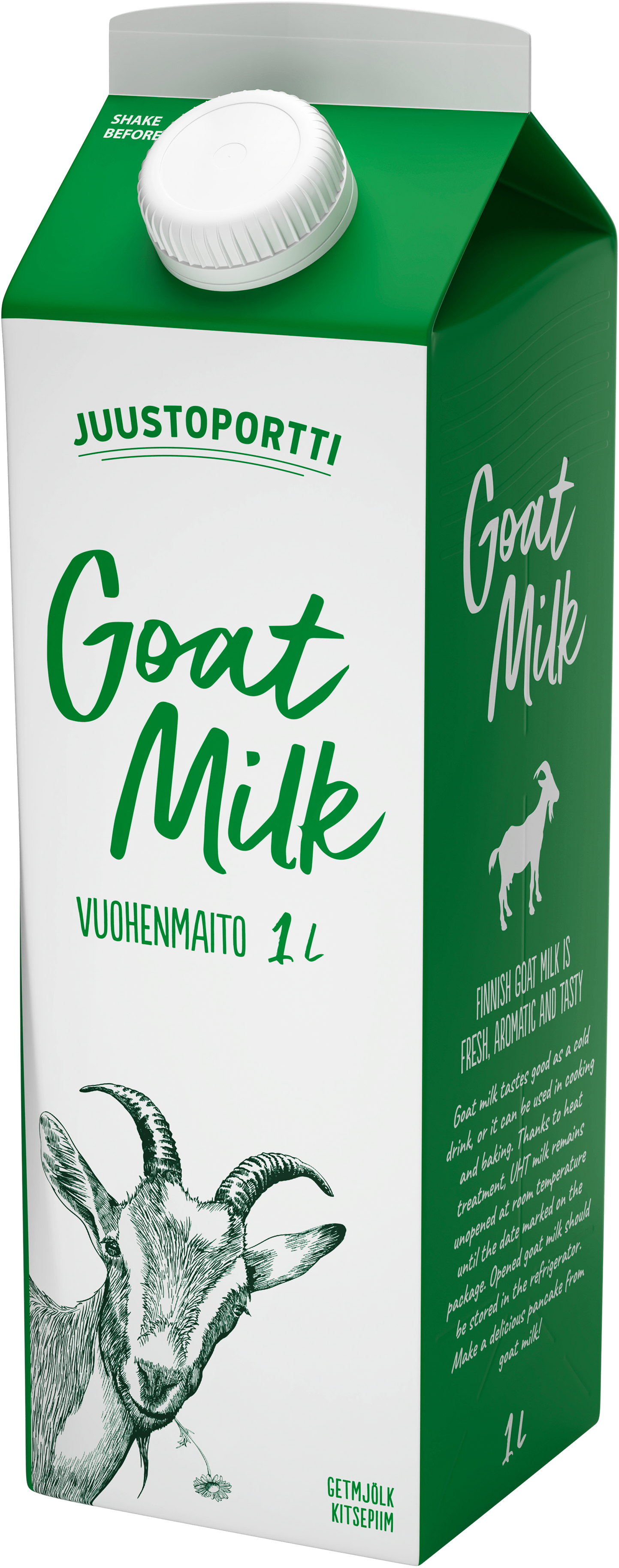 Juustoportti Vuohenmaito 1 l UHT