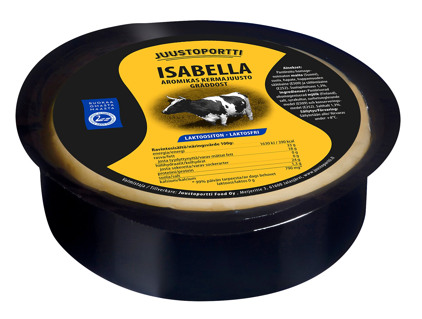 Juustoportti Isabella kermajuusto 450 g laktoositon