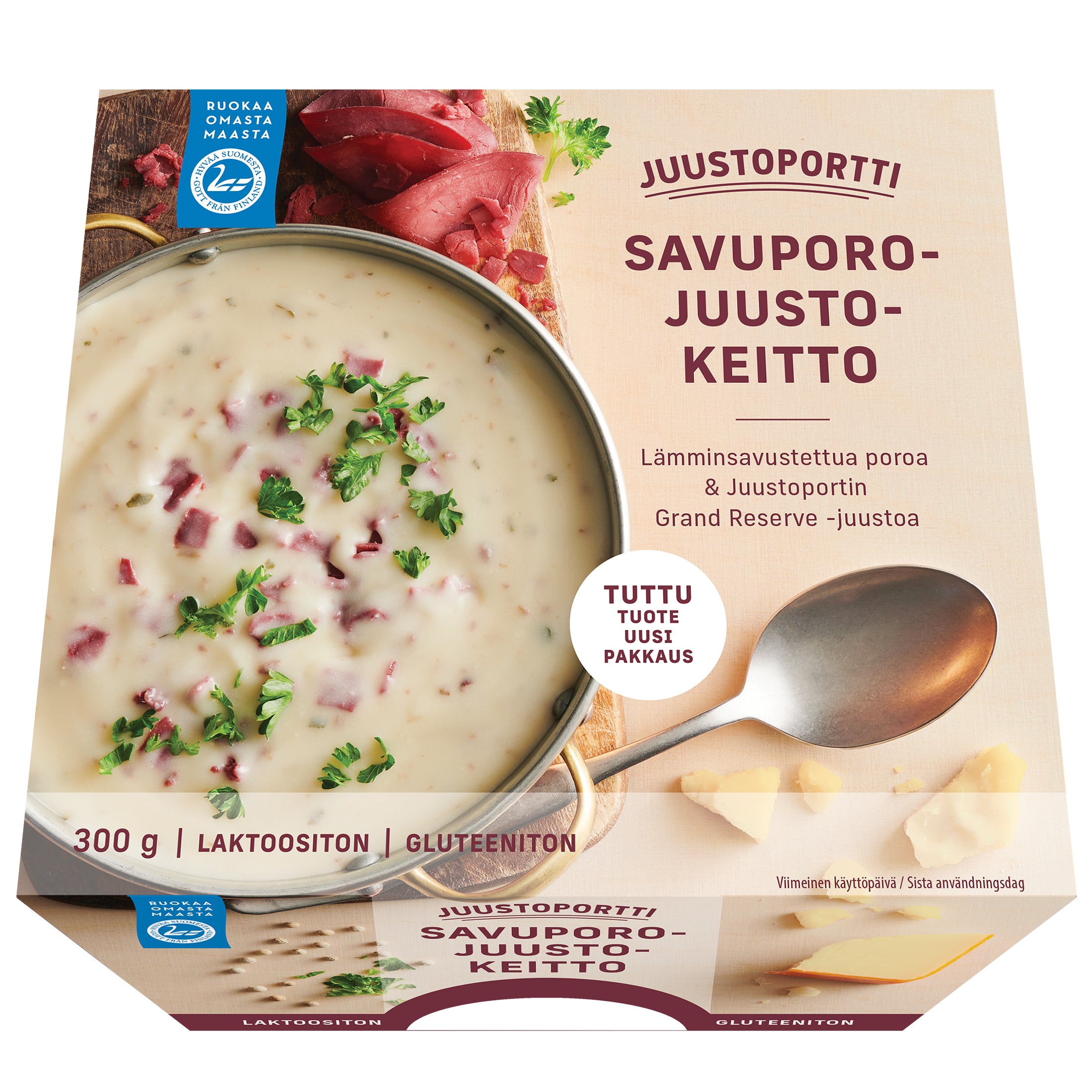 Juustoportti Savuporo-juustokeitto 300 g laktoositon, gluteeniton
