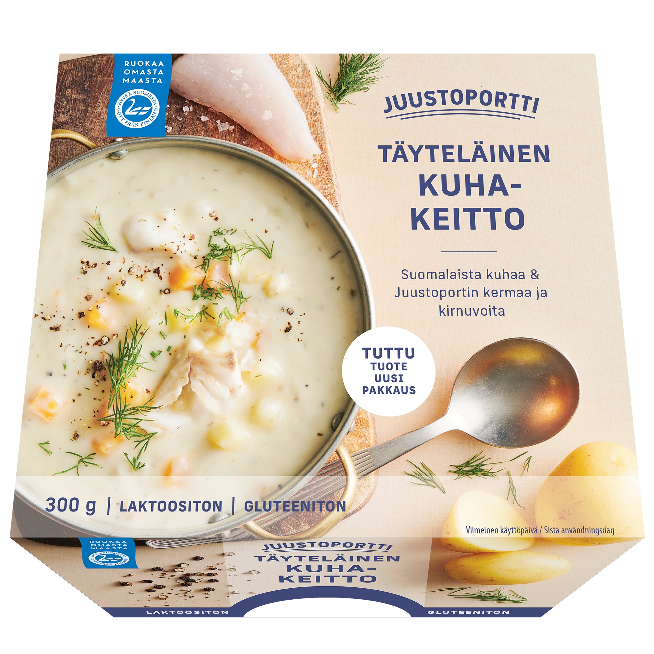 Juustoportti Täyteläinen Kuhakeitto 300g laktoositon, gluteeniton