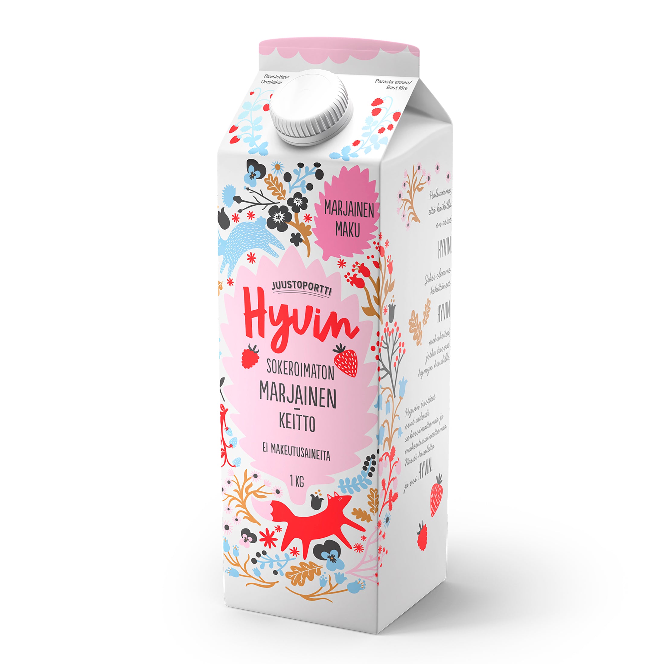 Juustoportti Hyvin mehukeitto 1 kg marjainen