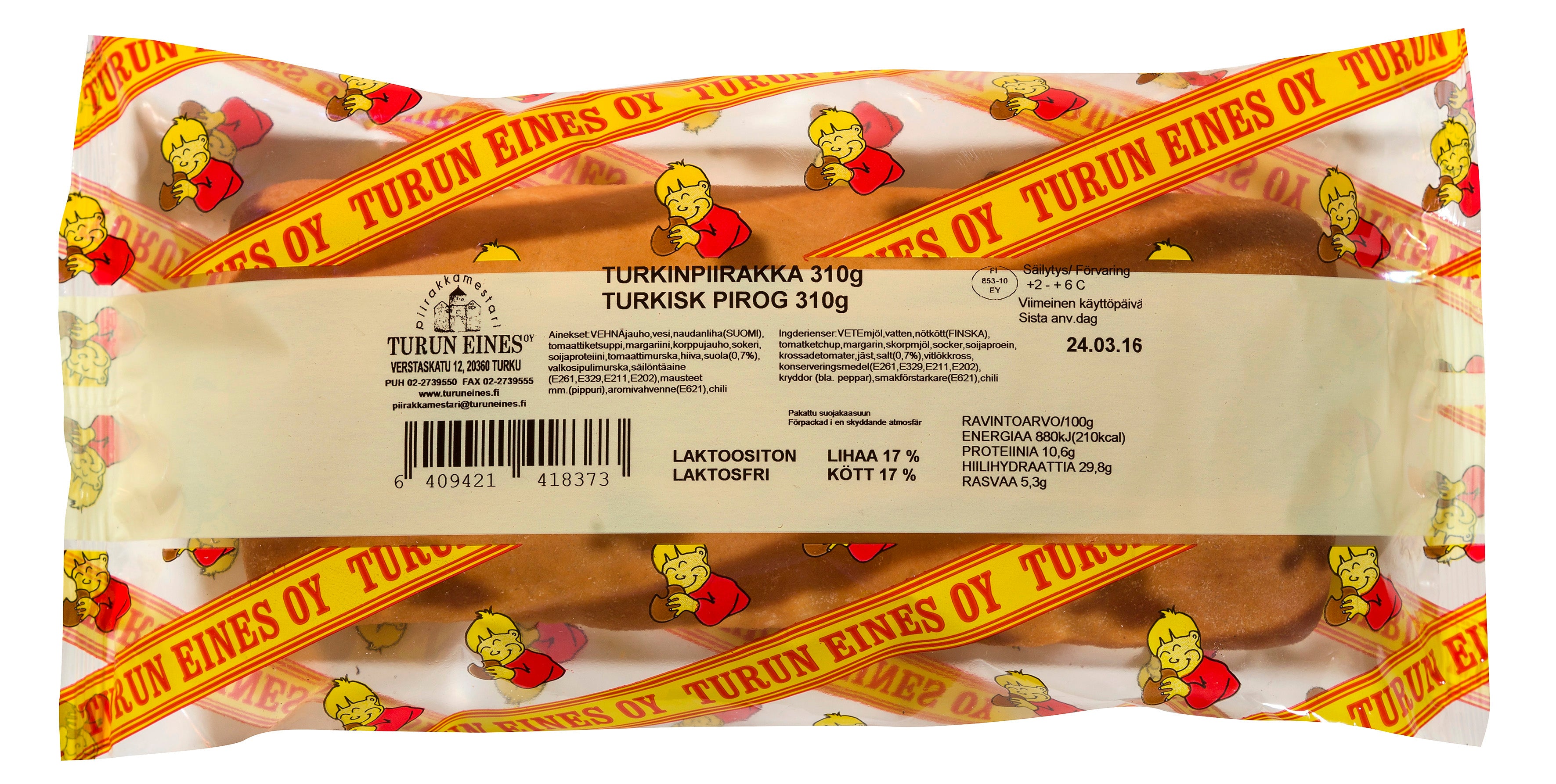 Piirakkamestari Turkinpiirakka 1/300g