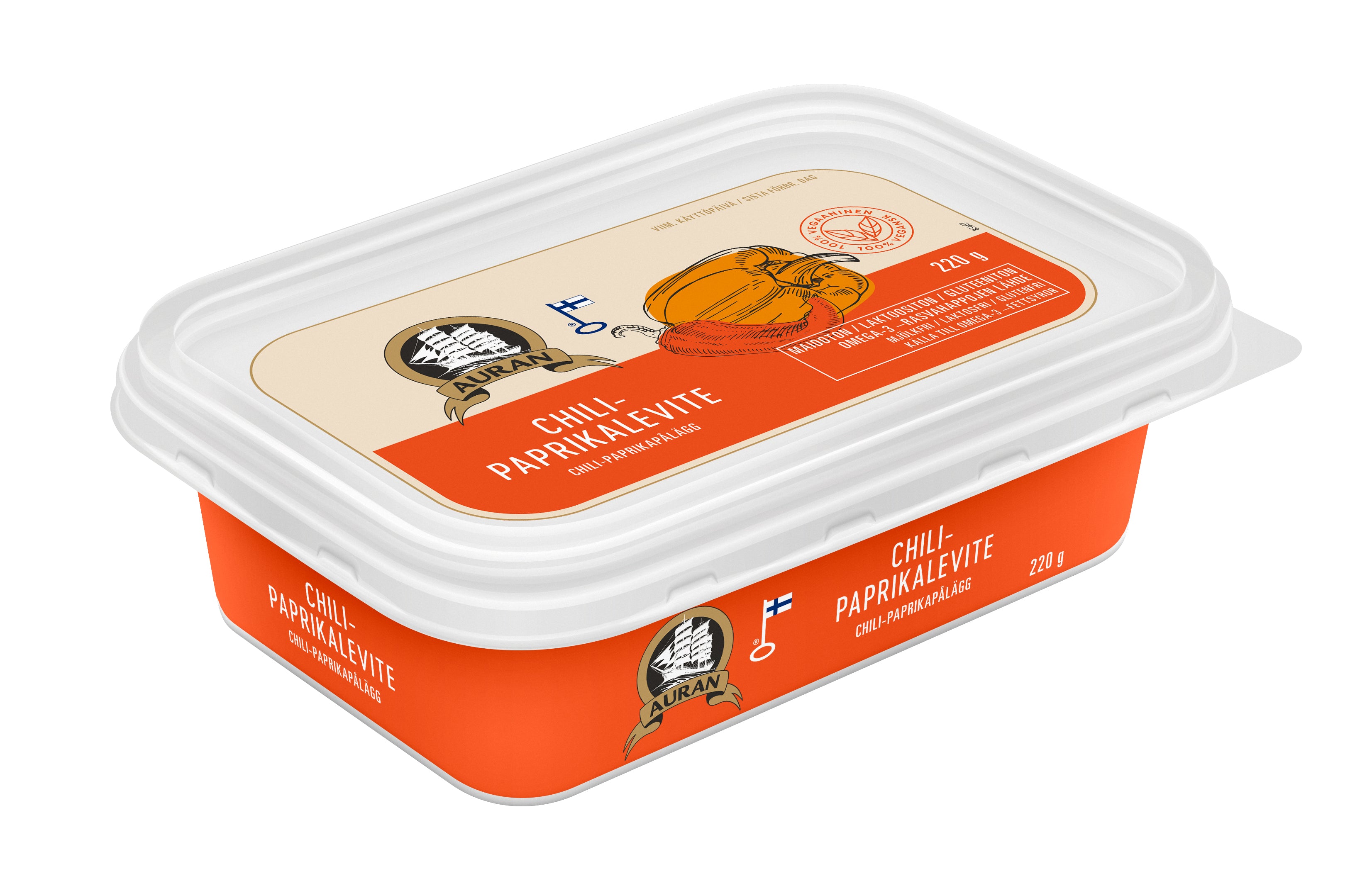 Auran Chili-paprikalevite 220g