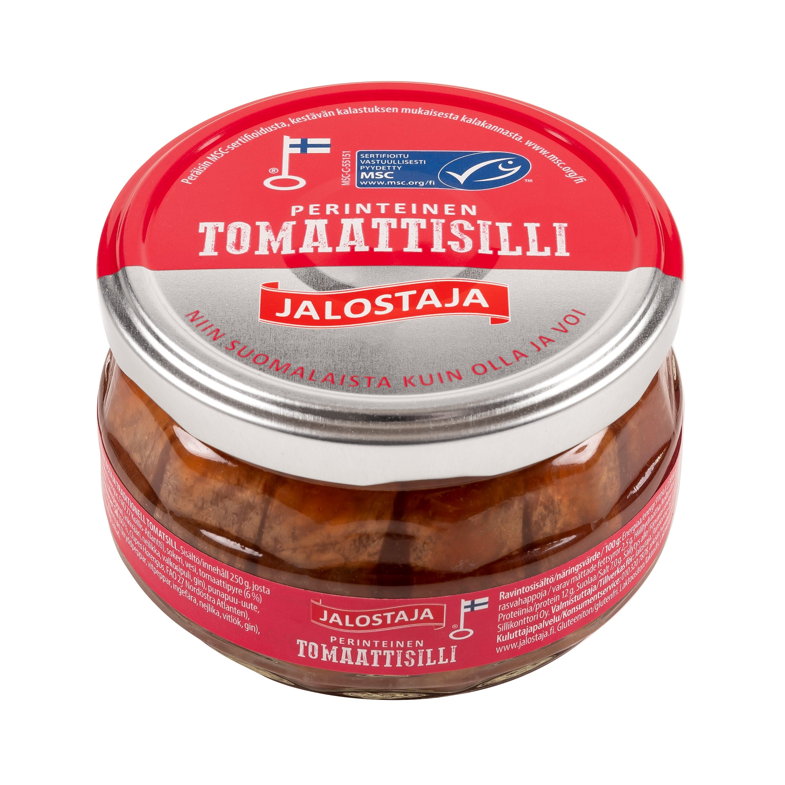 Jalostaja Perinteinen Tomaattisilli 250/150g MSC