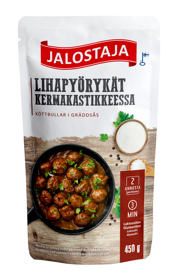 Jalostaja Lihapyörykät kermakastikkeessa 450 g