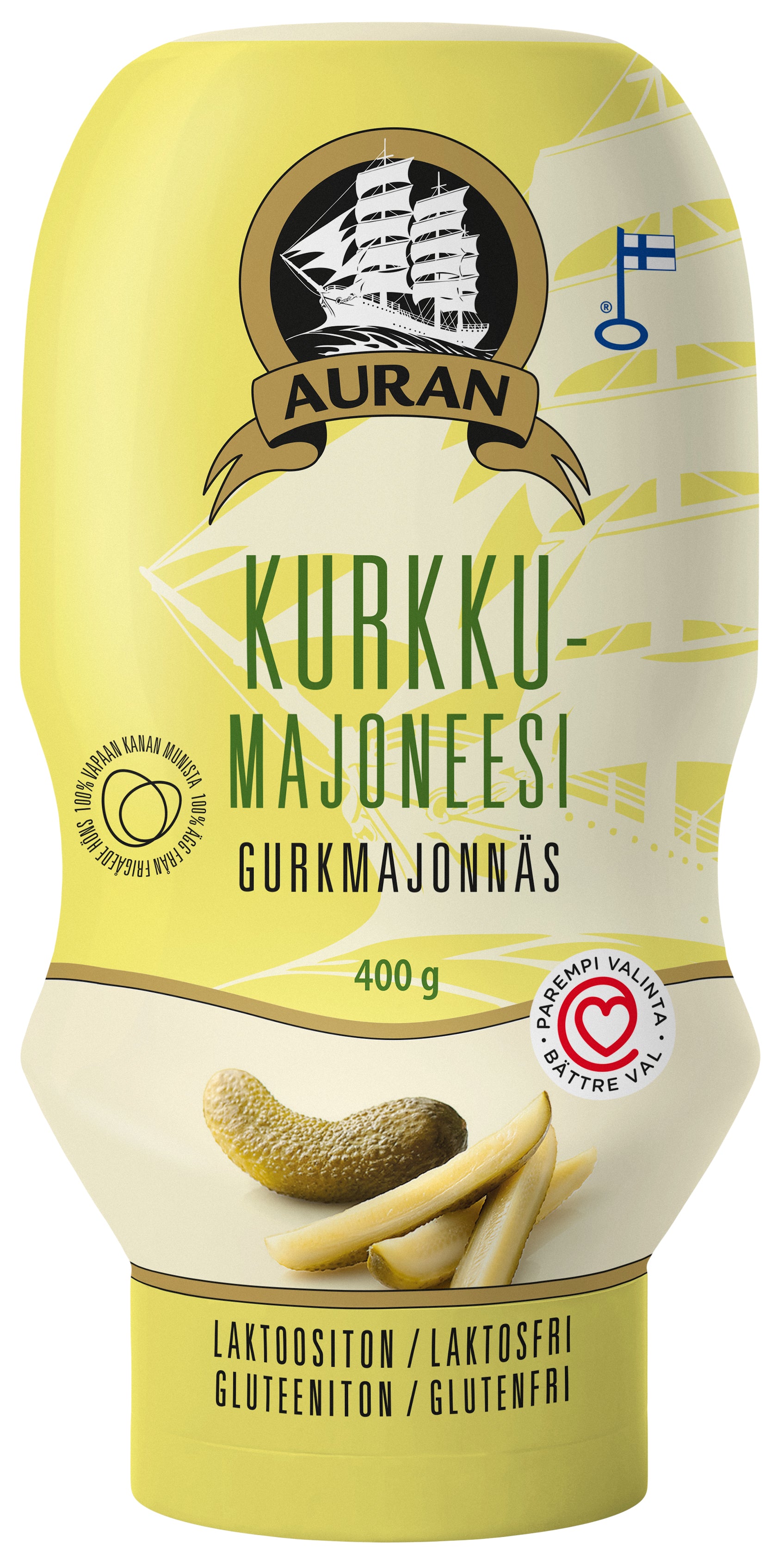 Auran Kurkkumajoneesi 400g