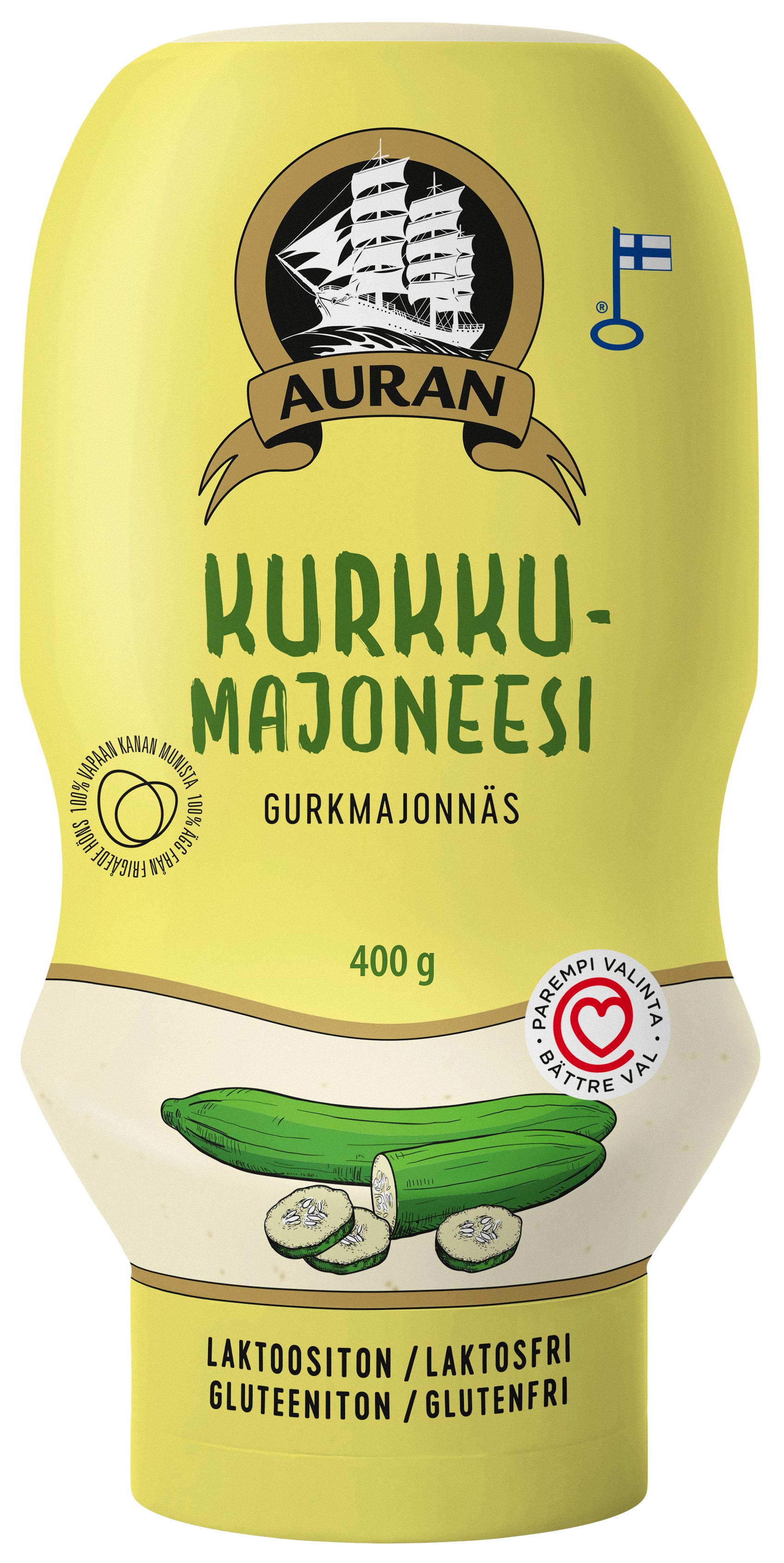 Auran Kurkkumajoneesi 400g