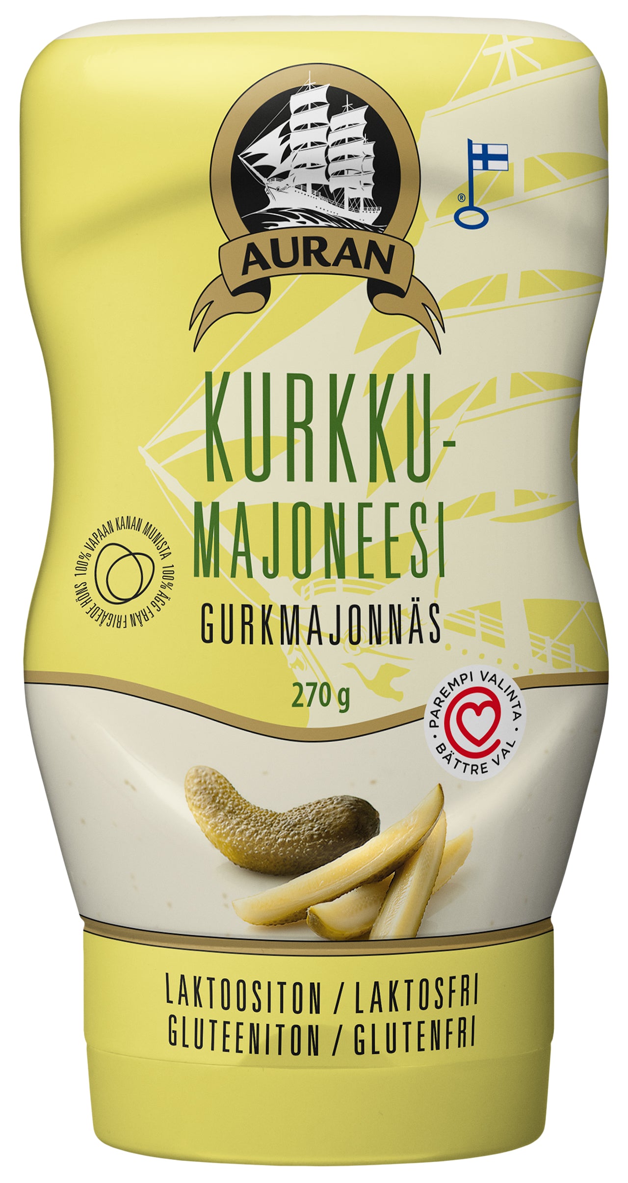 Auran Kurkkumajoneesi 270g