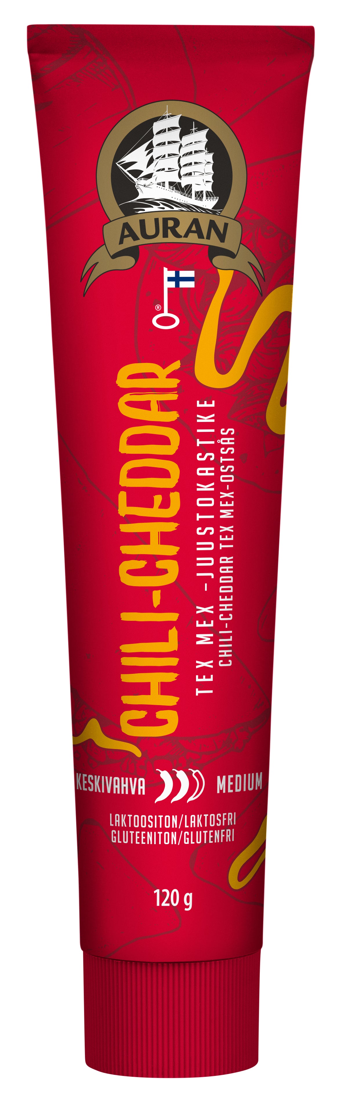 Auran Juustokastike chili-cheddar 120g