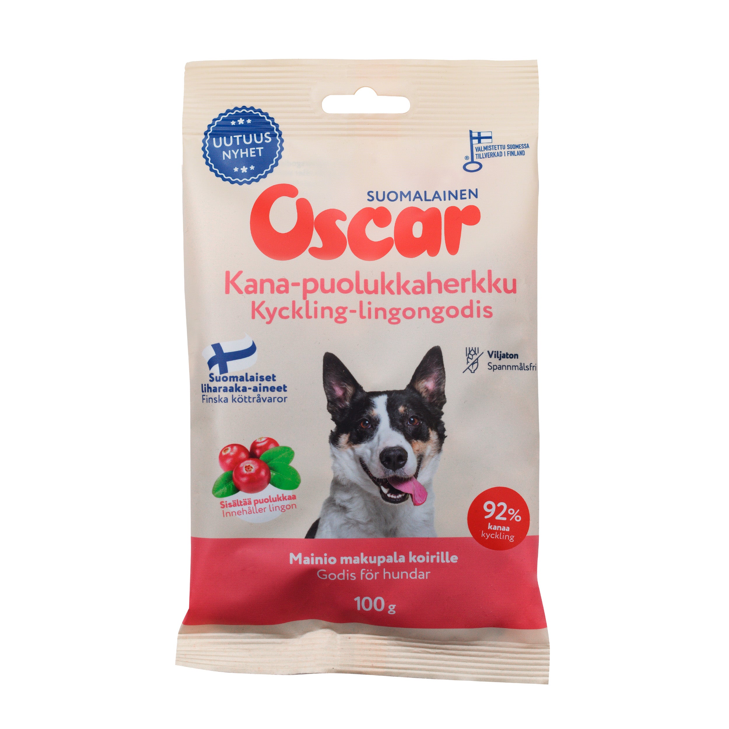 Oscar Kana-puolukkaherkku koirille 100 g