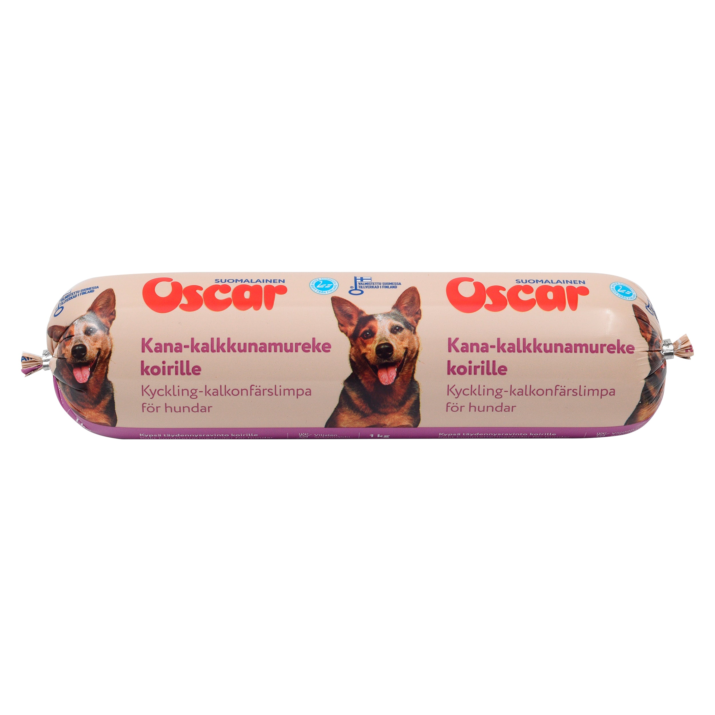Oscar Kana-kalkkunamureke koirille täydennysrehu 1 kg