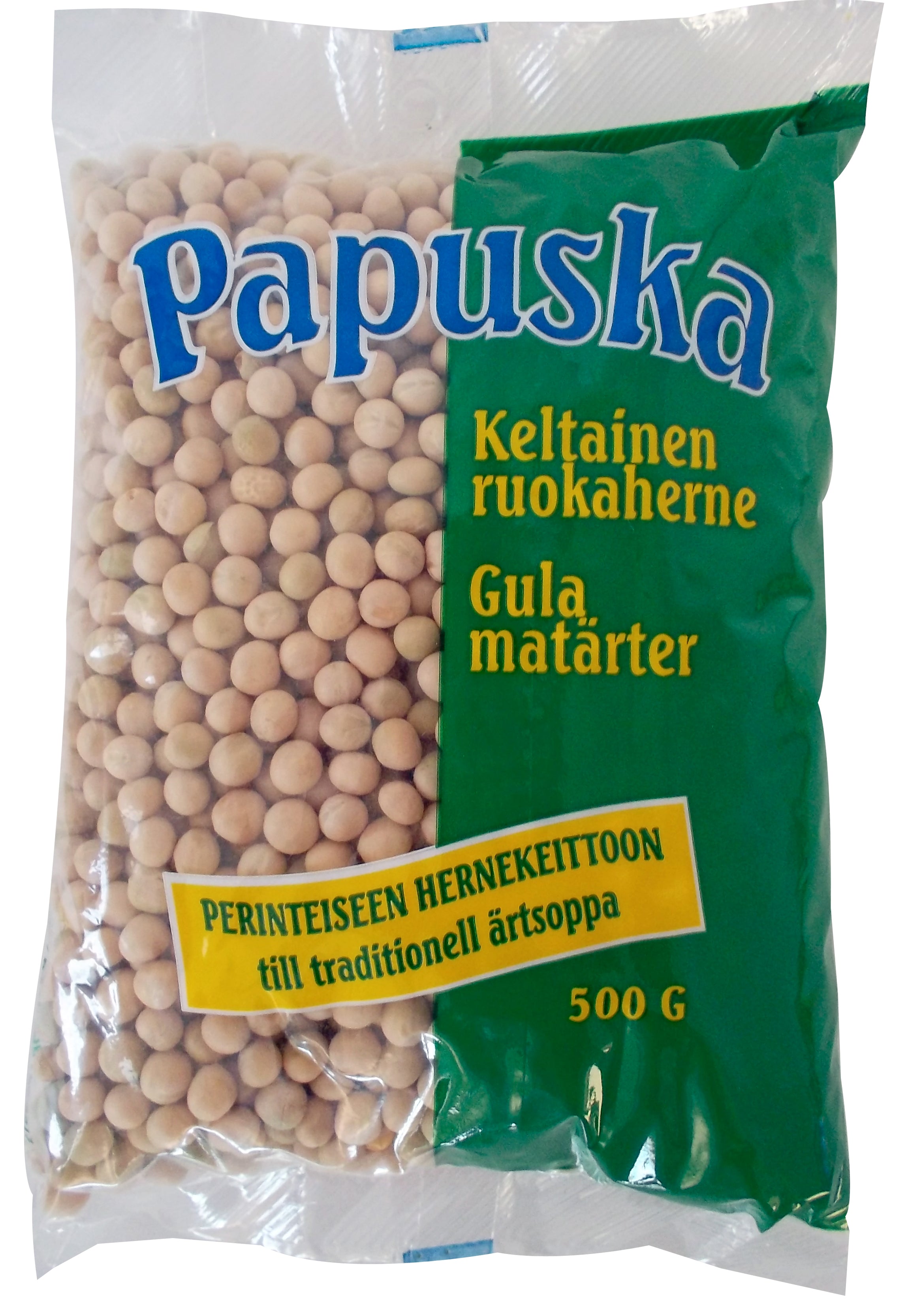 Papuska keltainen herne 500g