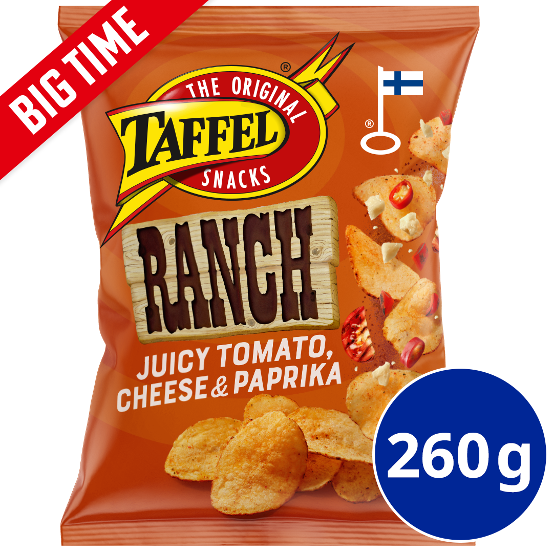 Taffel Ranch maustettu sipsi 260g