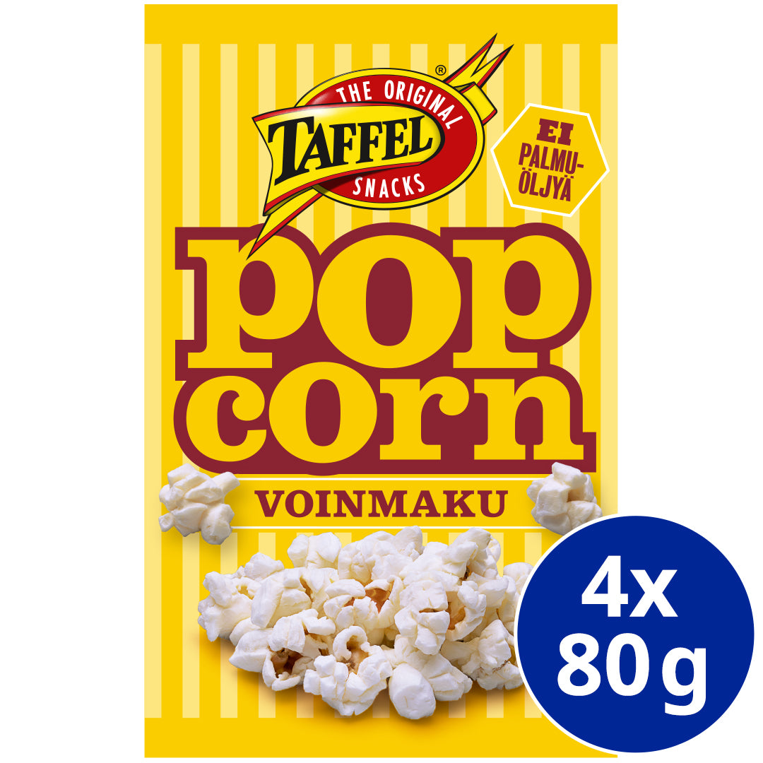 Taffel Popcorn voinmaku mikropopcorn 4x80g