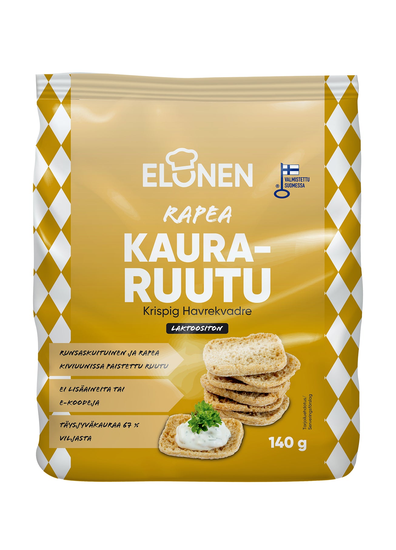 Elonen rapea kauraruutu 140g