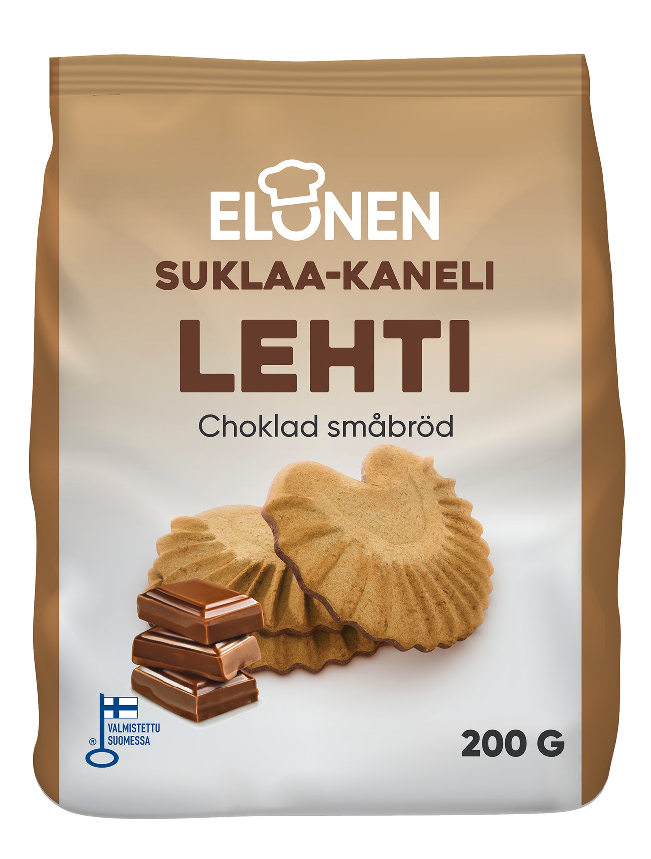 Elonen suklaa-kanelilehtipikkuleipä 200g