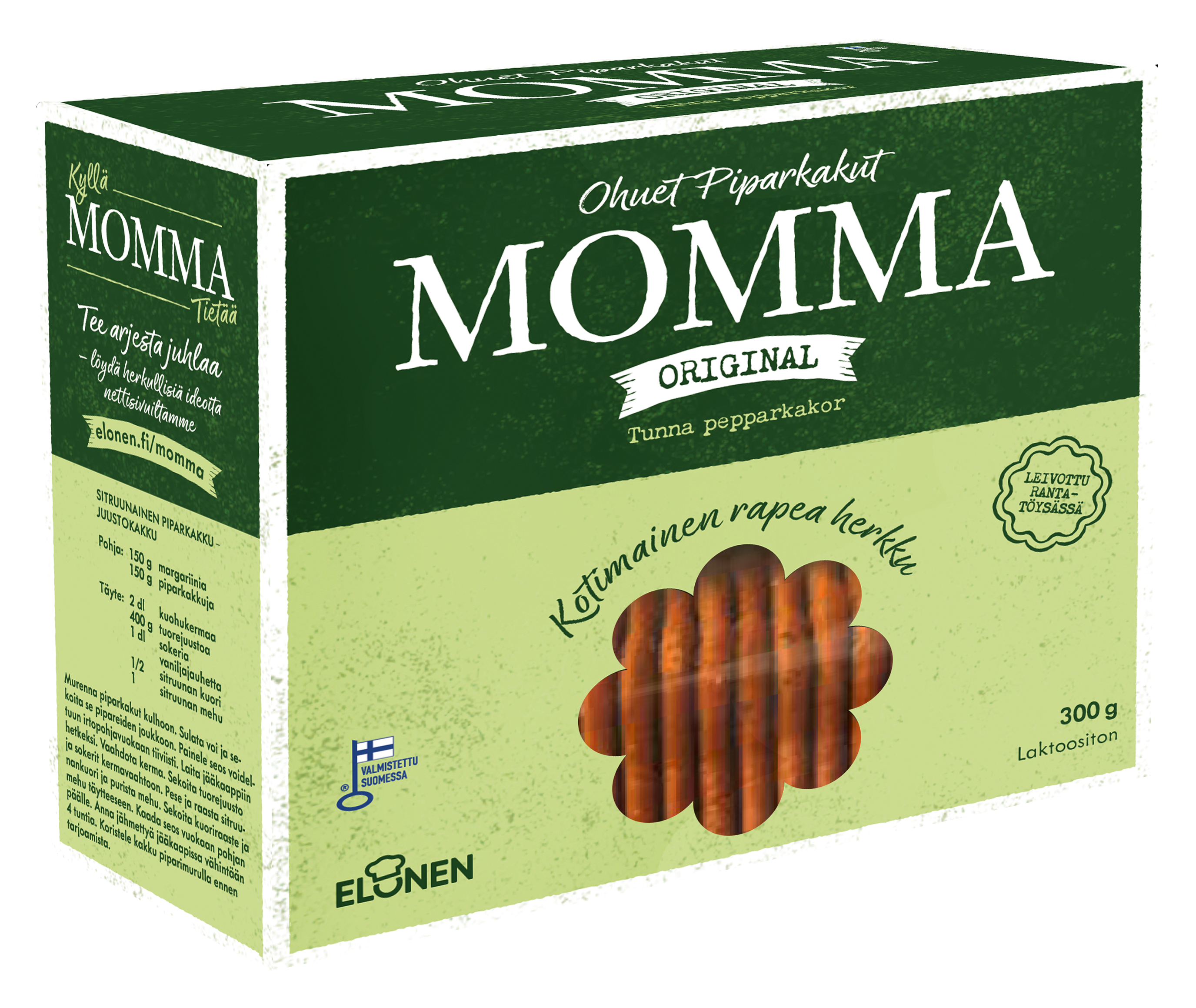 Momma ohuet piparkakut original 300g