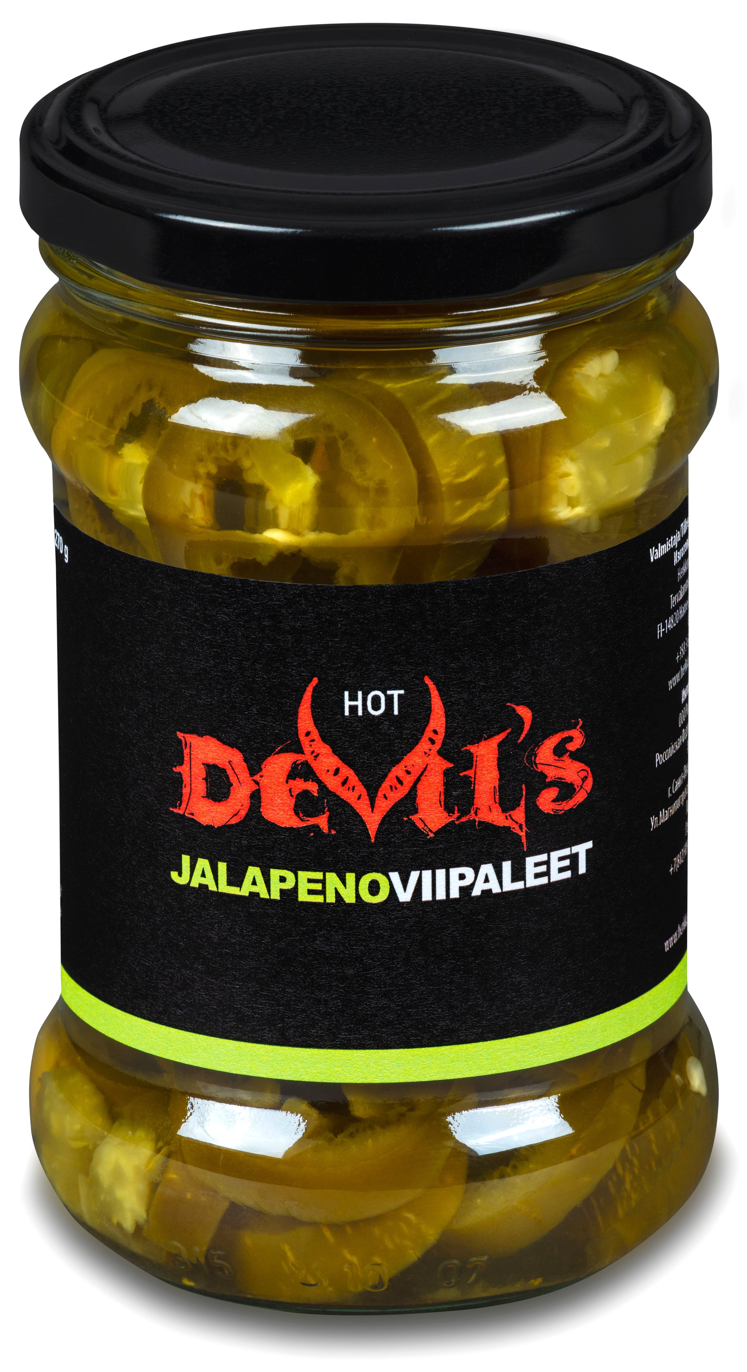 Herkkumaa Viipaleet Jalapeno du Diable 270/135g