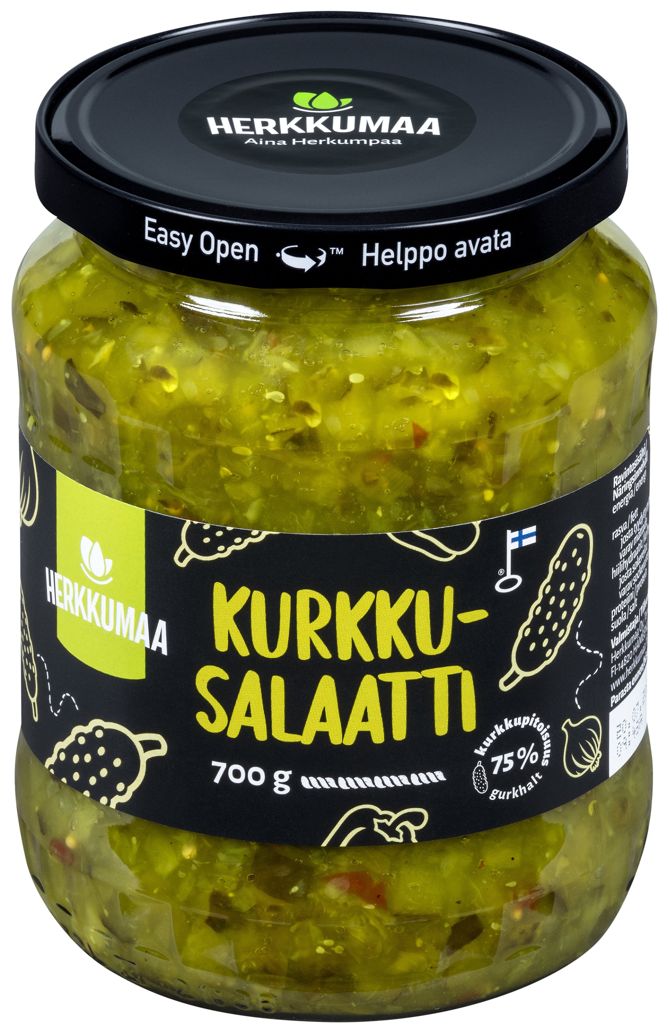 Herkkumaa Kurkkusalaatti 700g