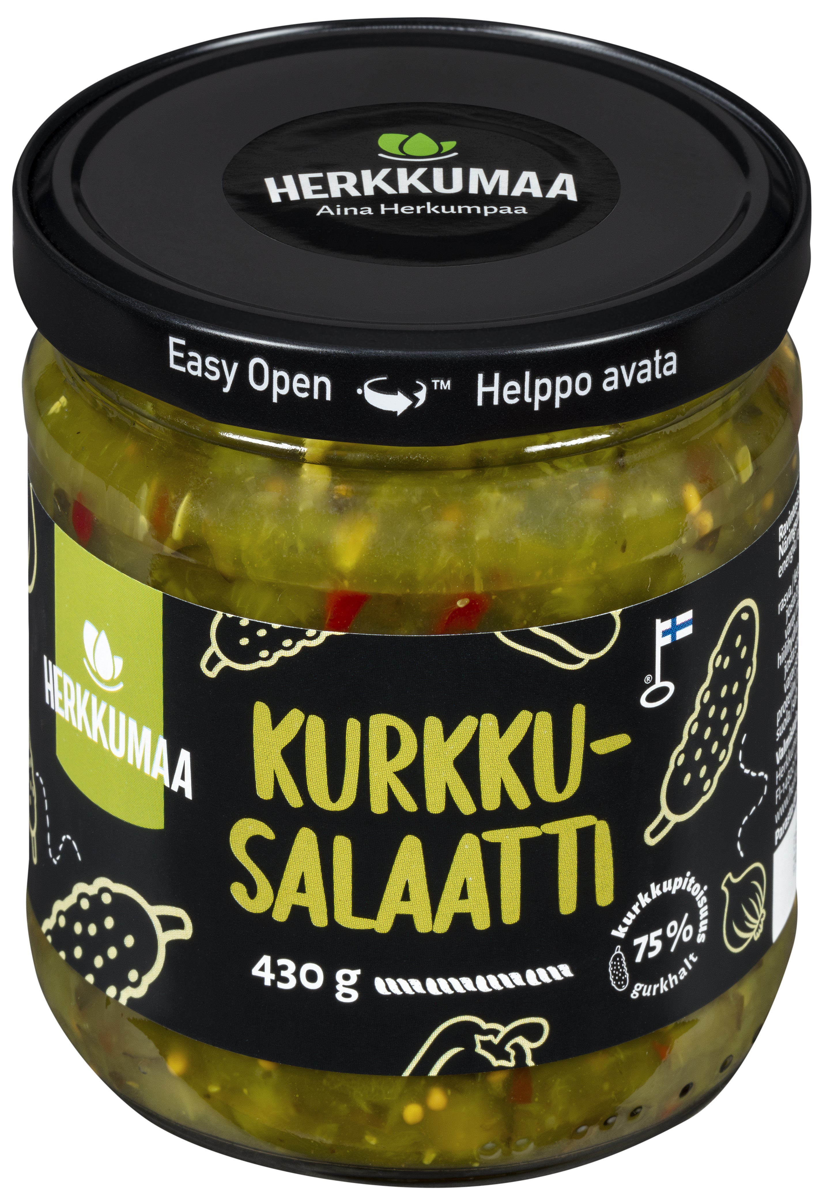 Herkkumaa Kurkkusalaatti 430g