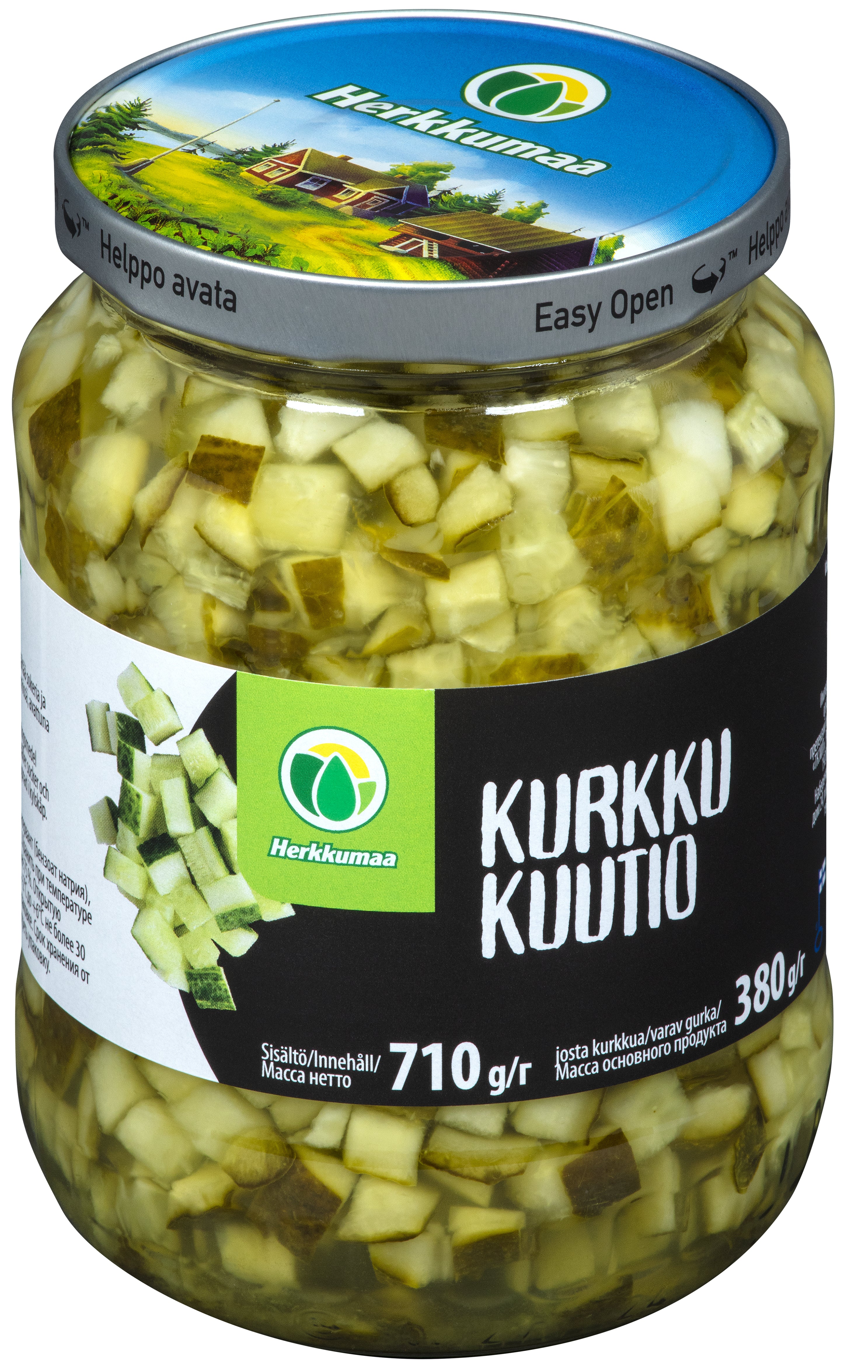 Herkkumaa Kurkkukuutio 710/380g